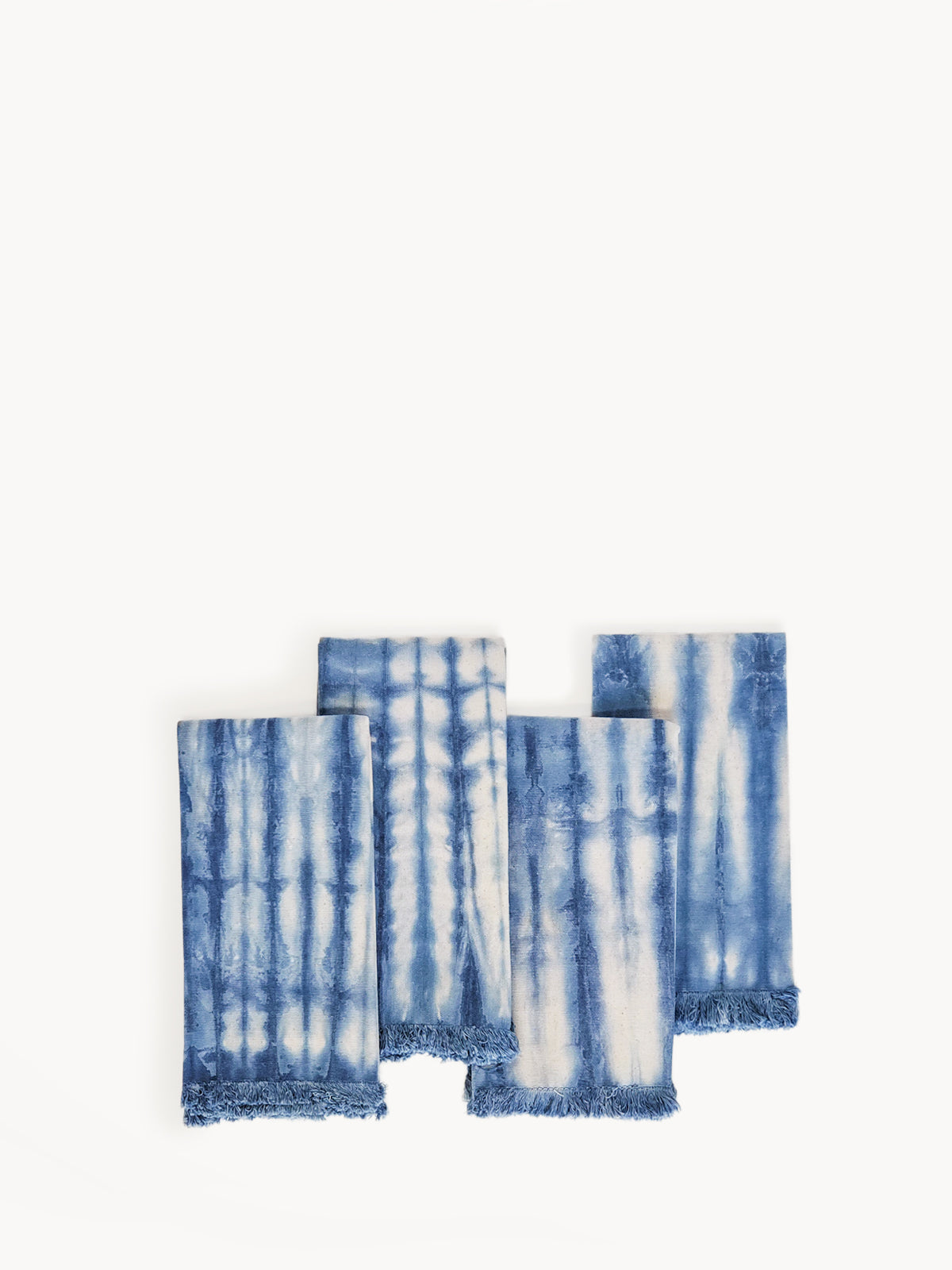 Tie Dye Cotton Napkin Set of 4 (Indigo Blue)