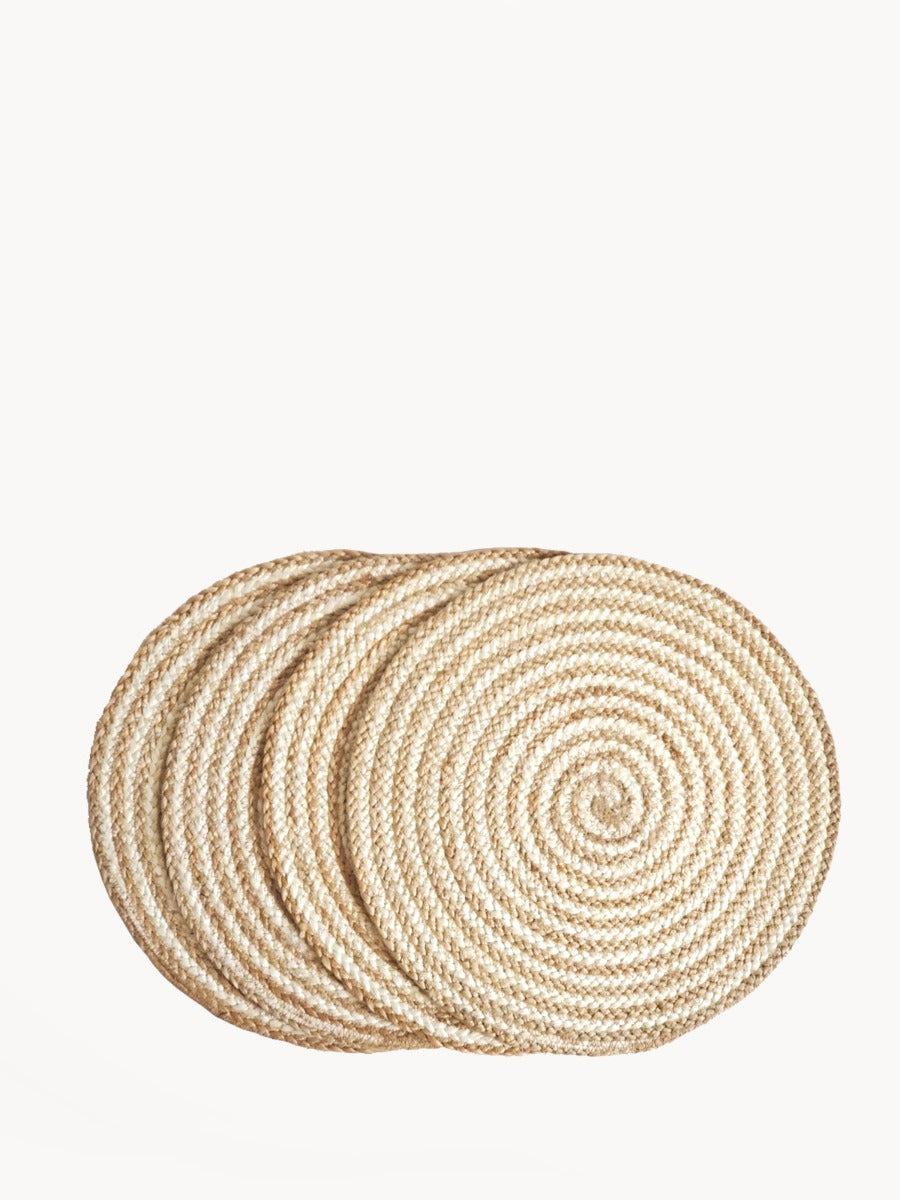 Kata Spiral Placemat Set of 4 (Natural)