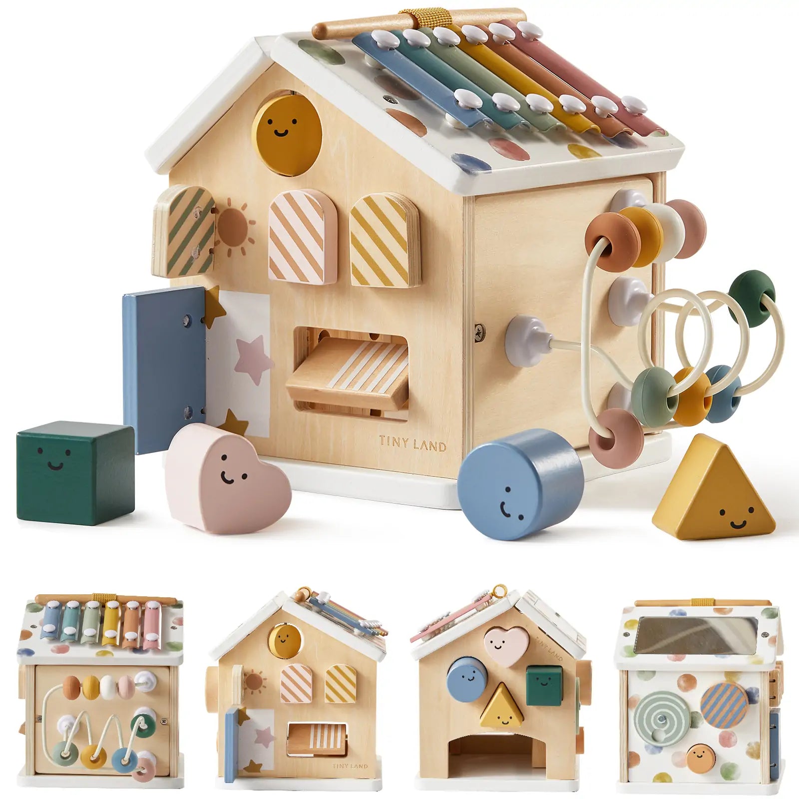 Cottage Activity Cube (Morandi)