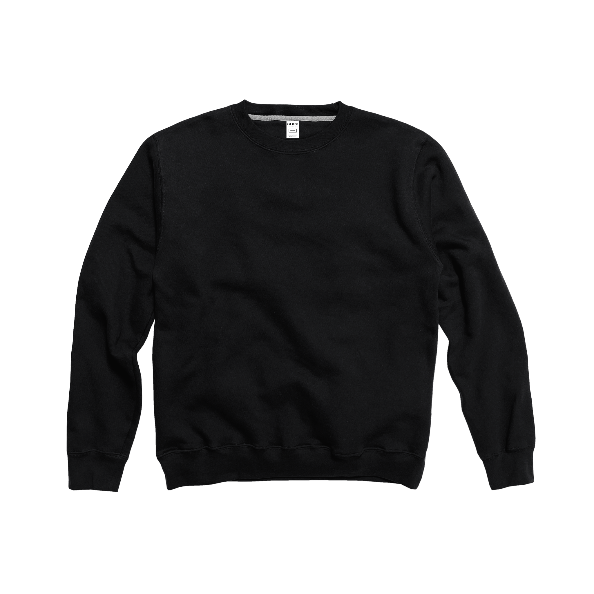 Unisex Fleece Crew (Black)