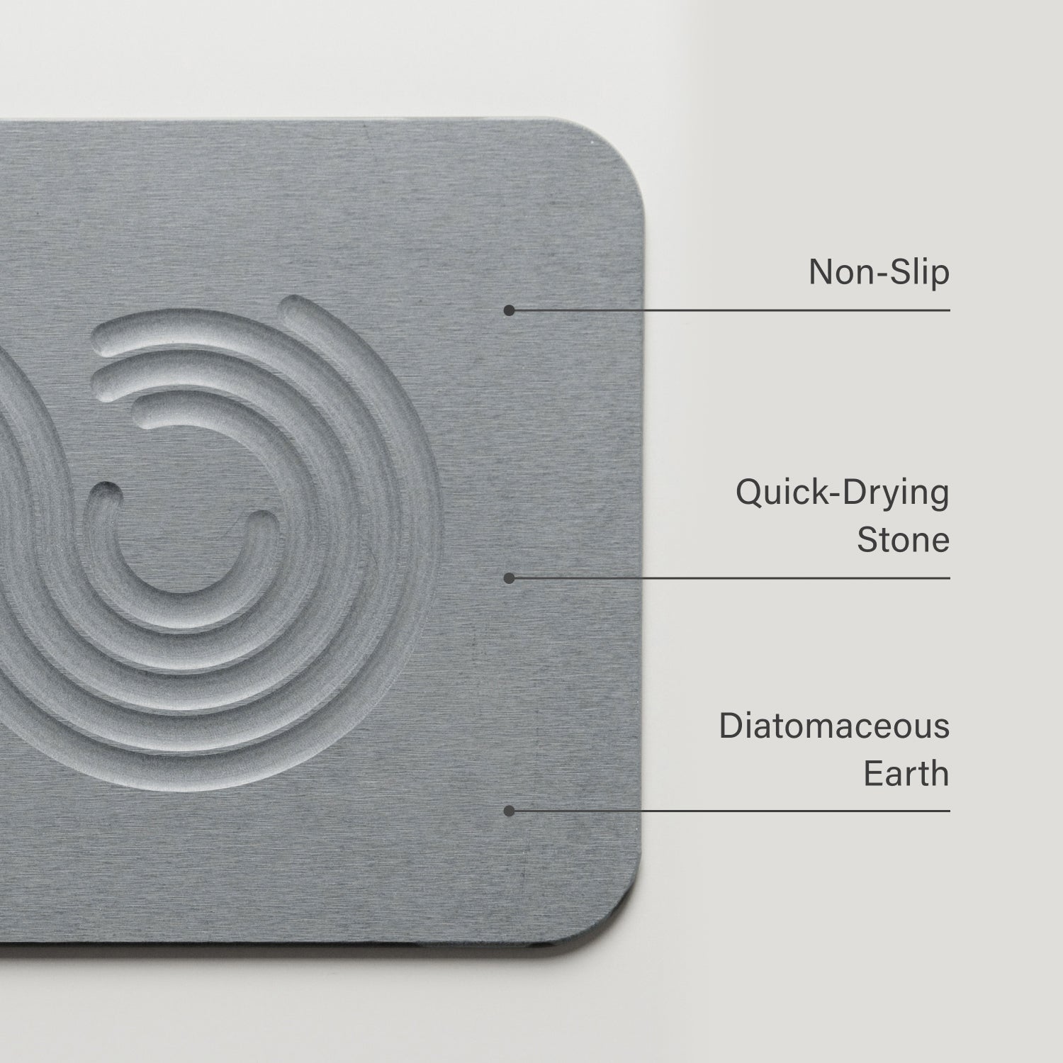 non-slip bath stone for shower and tub