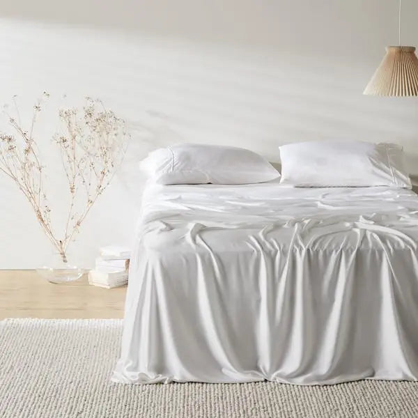 CleanBamboo® Signature Sateen Pillowcase Set (Cloud)