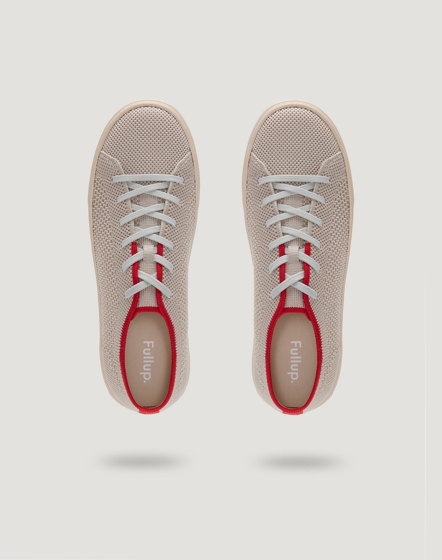 Men's Infinity Red Oak Knit Sneaker (Beige)