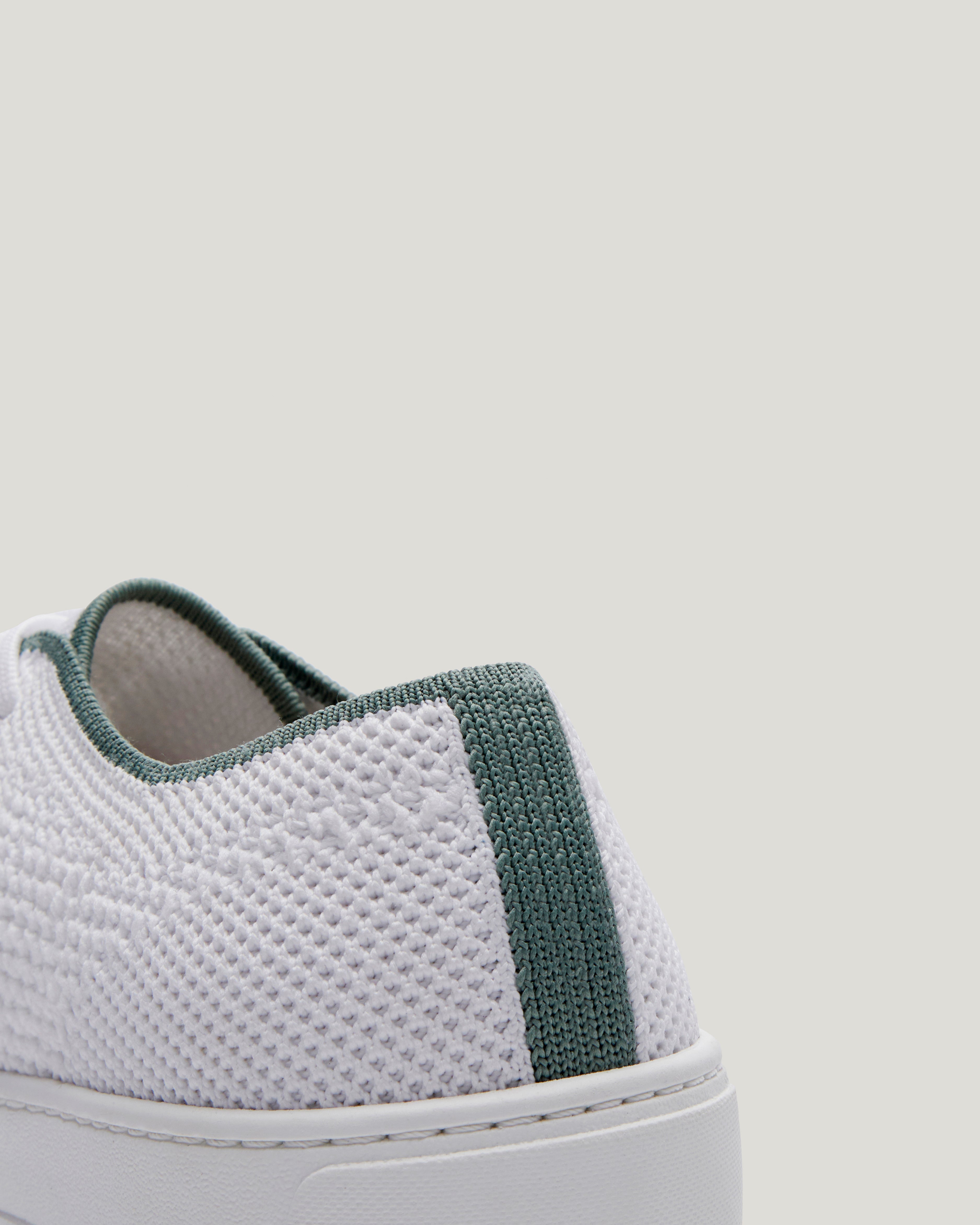 Men's Infinity Cloud White Knit Sneaker (Sage)