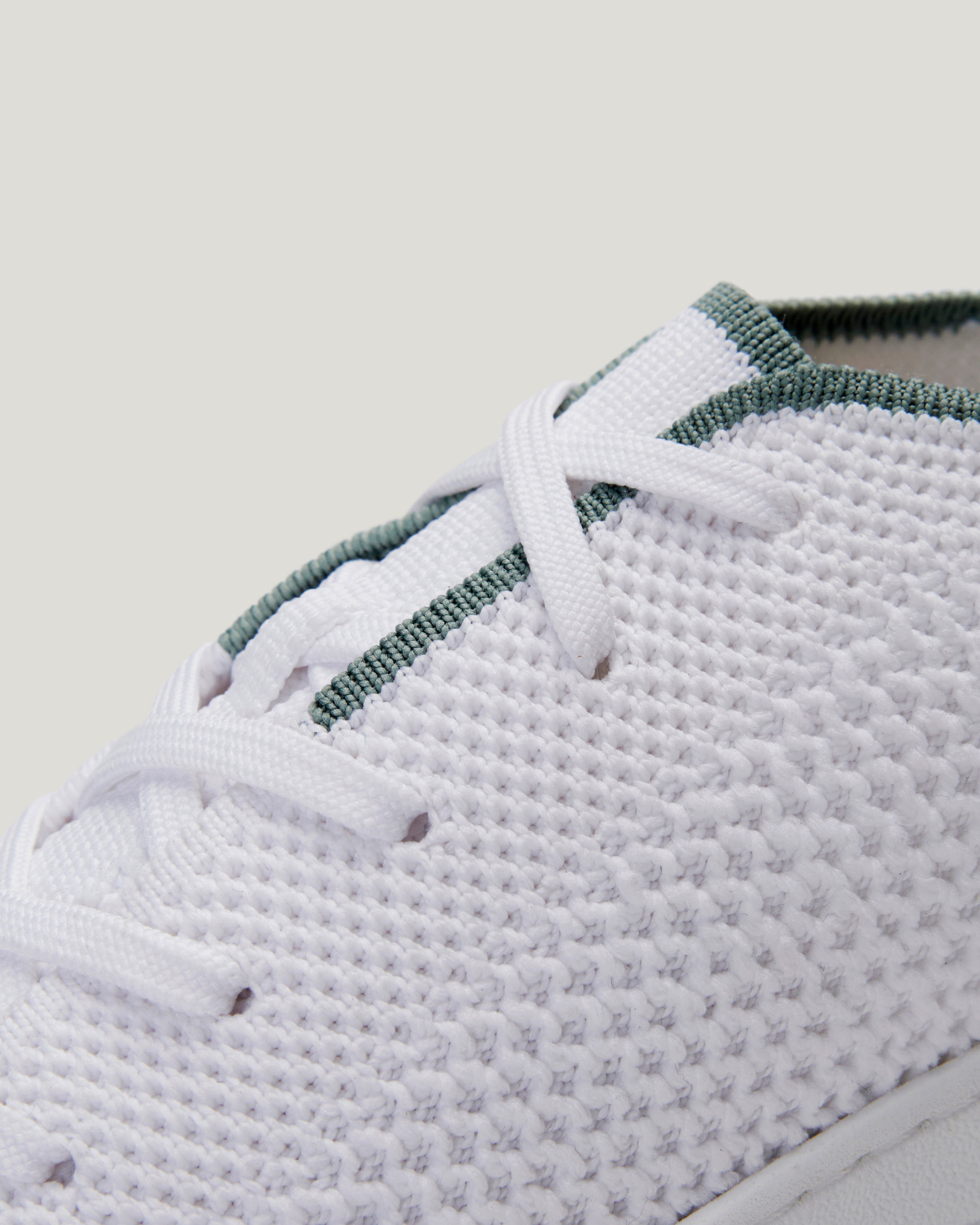 Women's Infinity Cloud White Knit Sneaker (Sage)