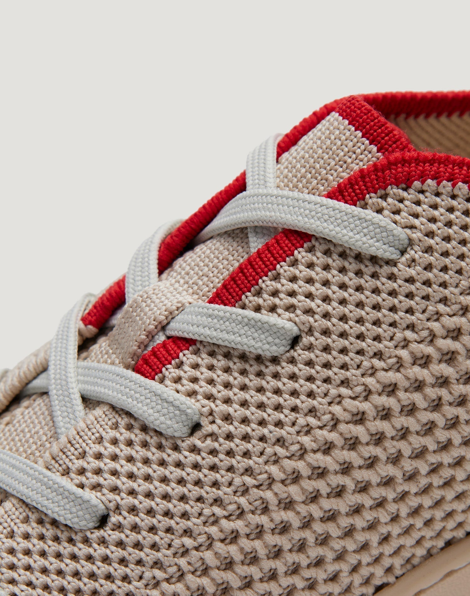 Men's Infinity Red Oak Knit Sneaker (Beige)