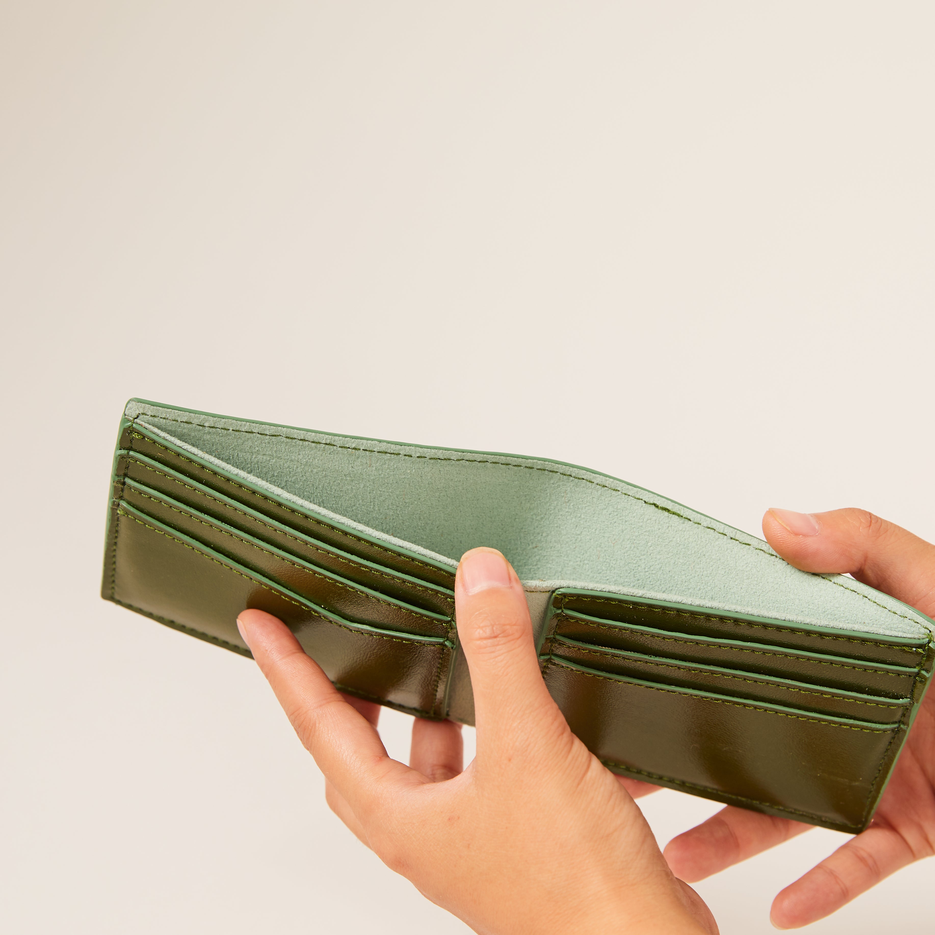 Cactus Bifold Wallet (Seaglass)