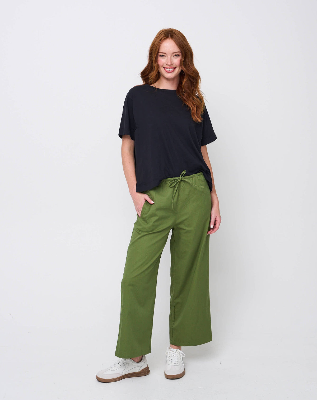 Shore Pant (Olive Twill)