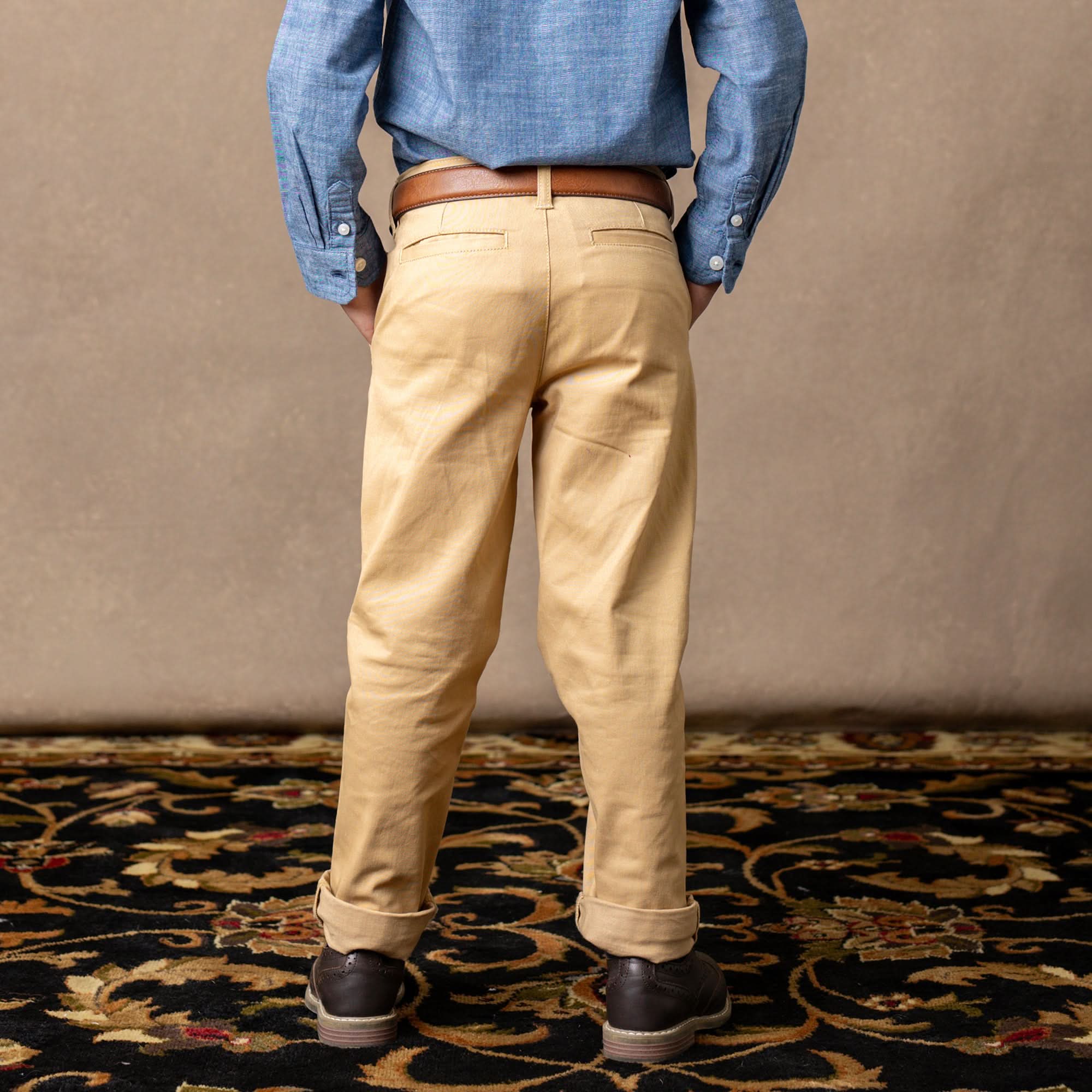 Stretch Twill Chino (Khaki)