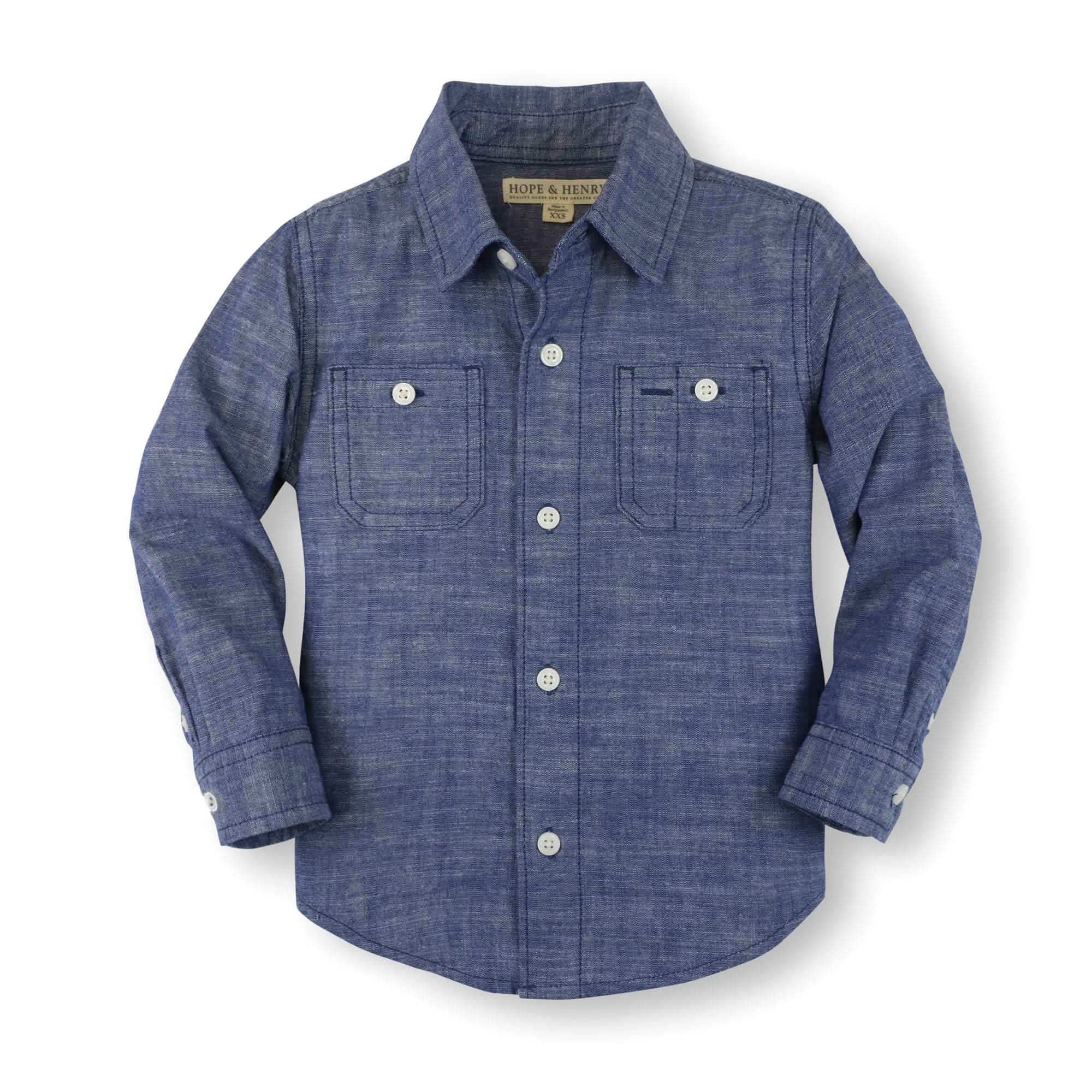 Chambray Button Down Shirt (Blue 3M-24M)