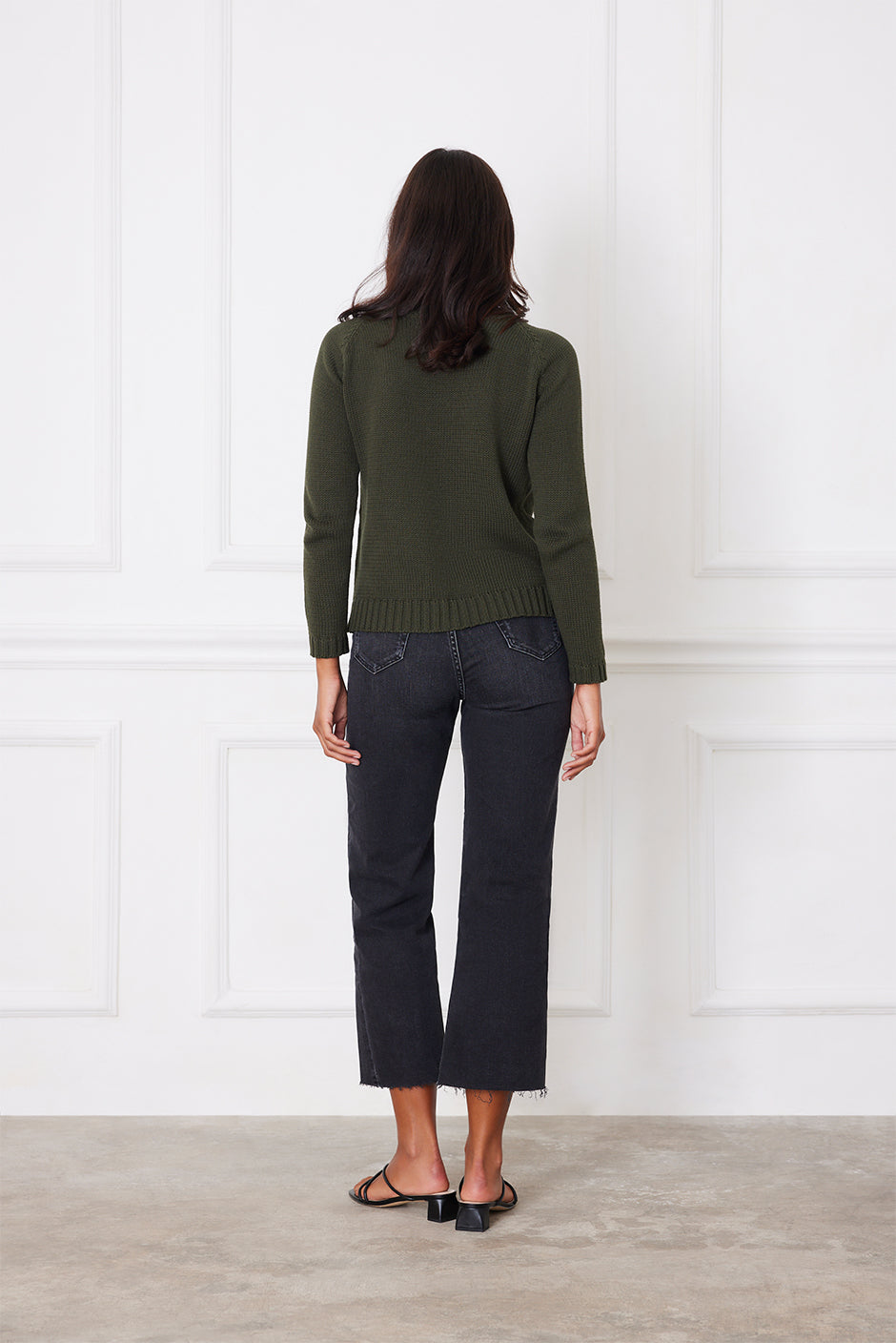 Sloane Crewneck (Forest Green)