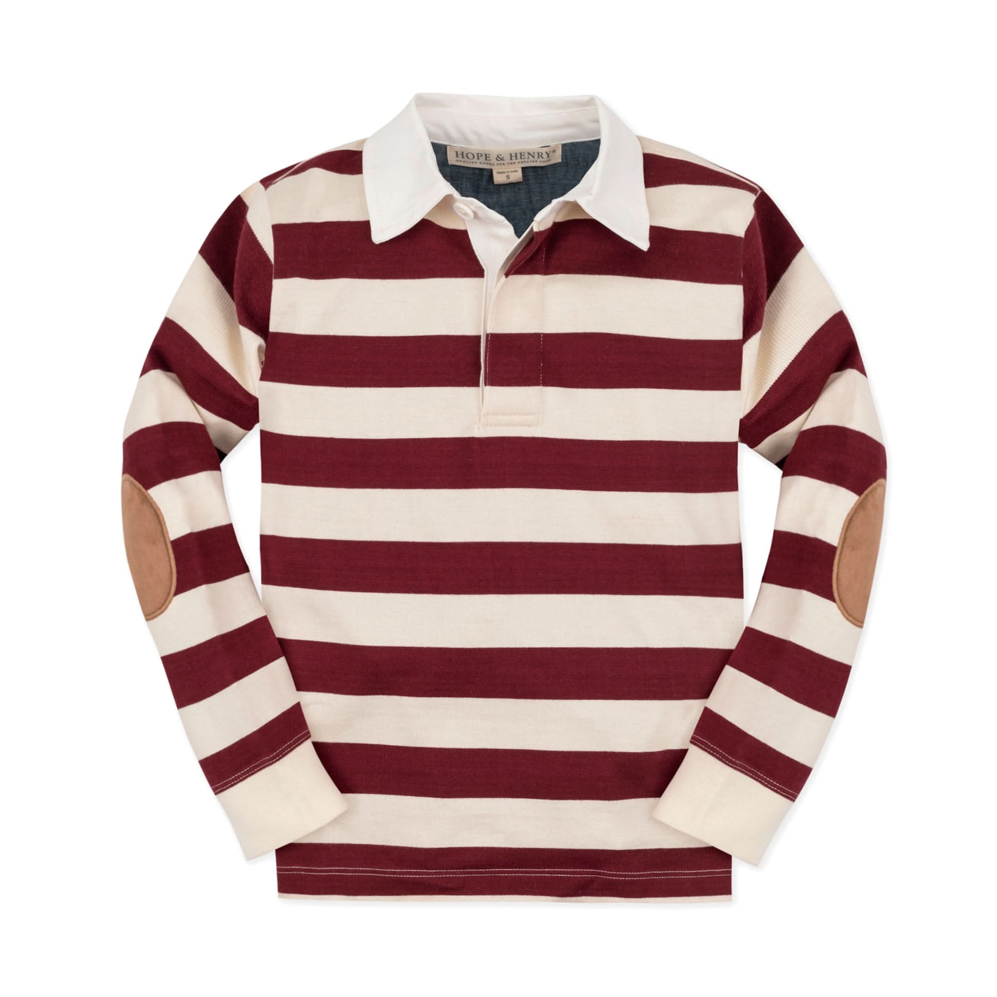 Rugby Shirt (Oxblood & Ivory)
