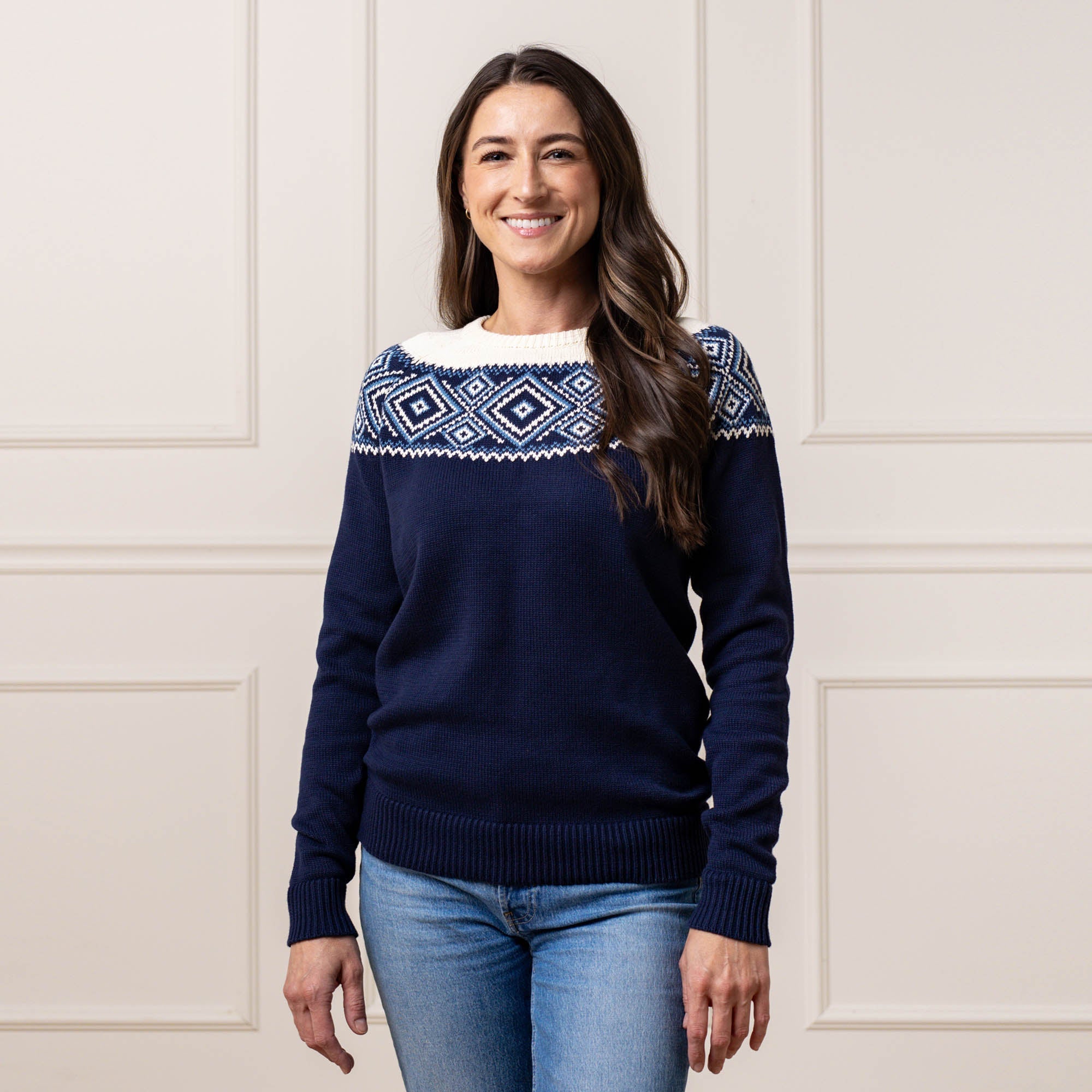 Fair Isle Raglan Sweater (Ski Lodge)