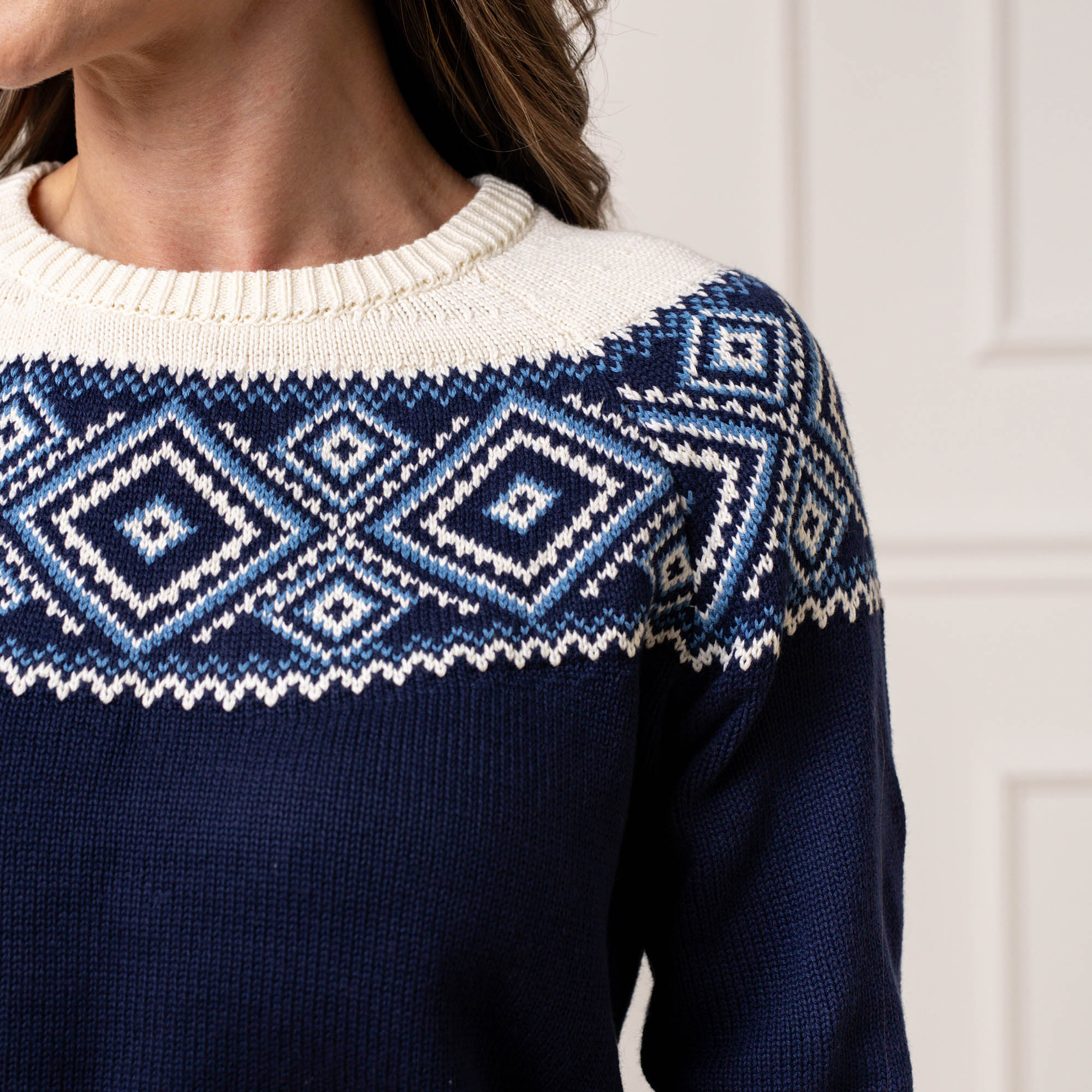Fair Isle Raglan Sweater (Ski Lodge)