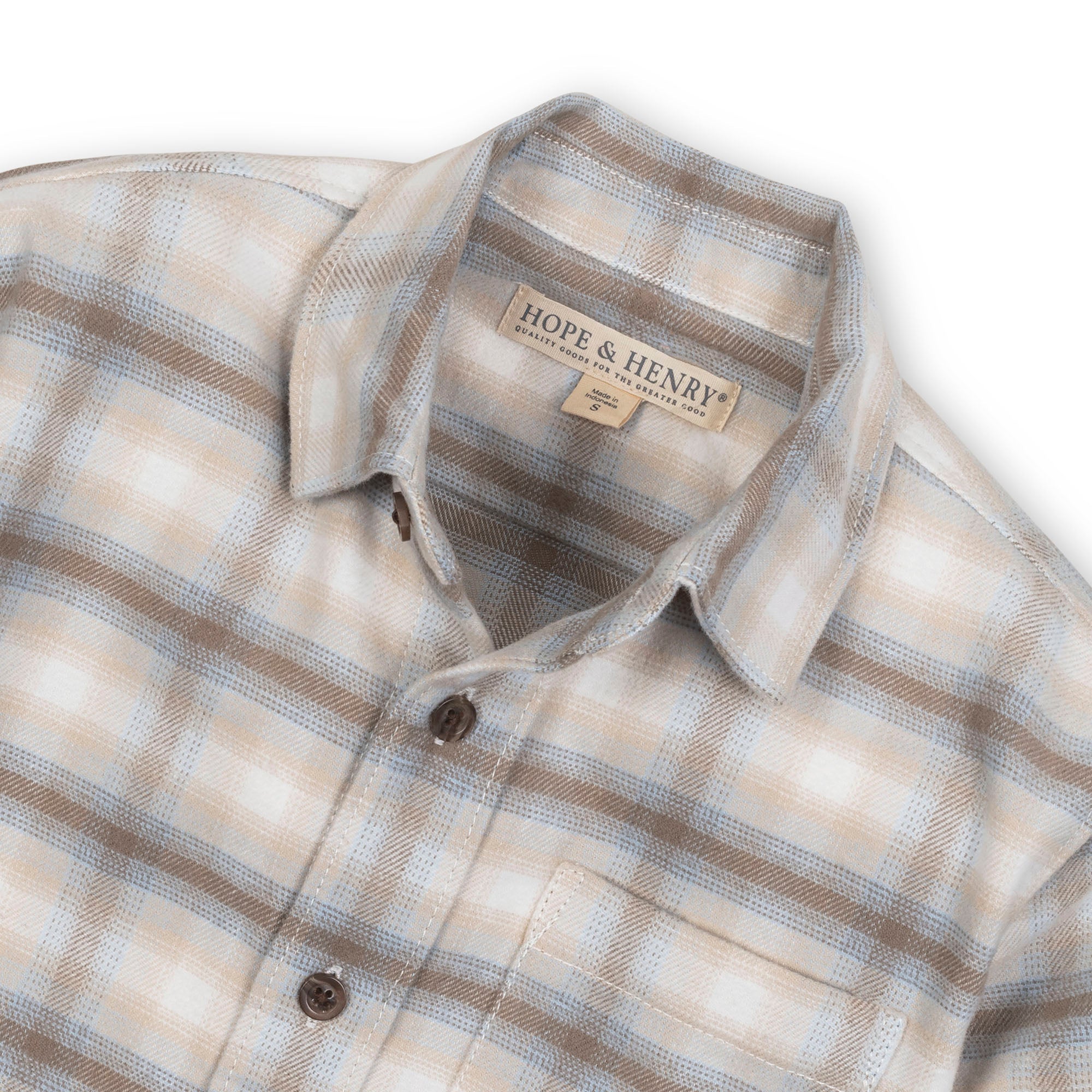 Flannel Shirt (Taupe)