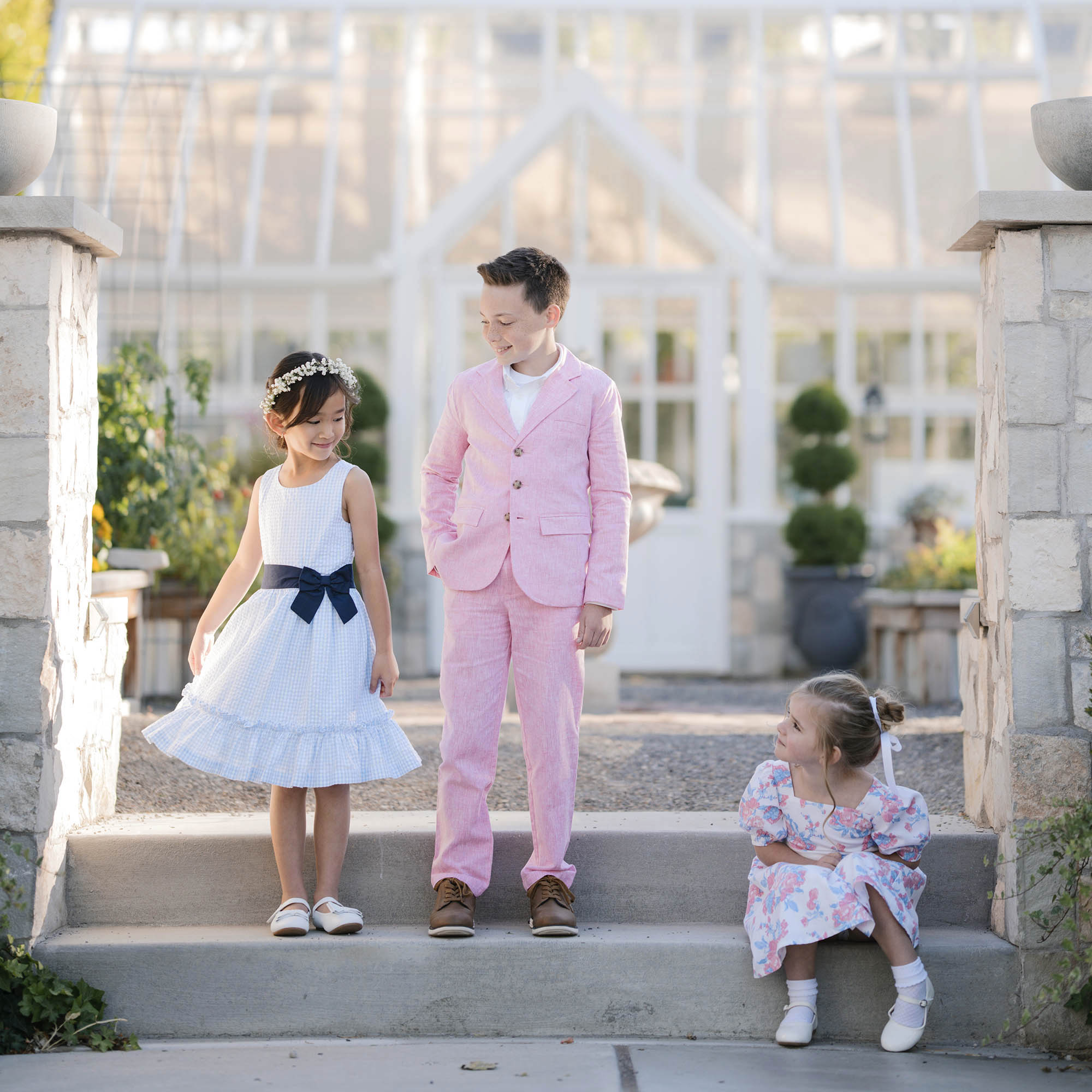 Linen Suit Jacket (Rose)