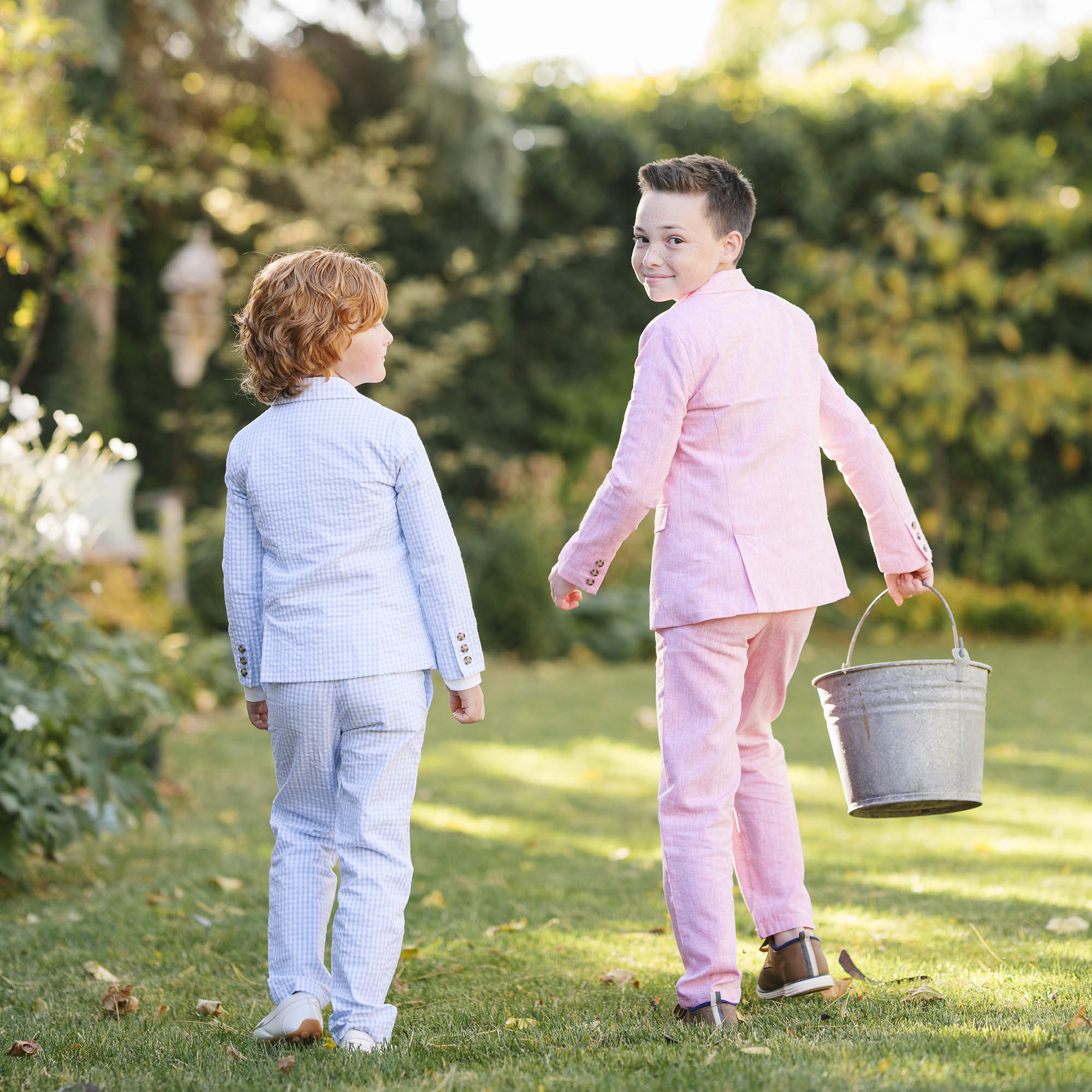 Linen Suit Jacket (Rose)