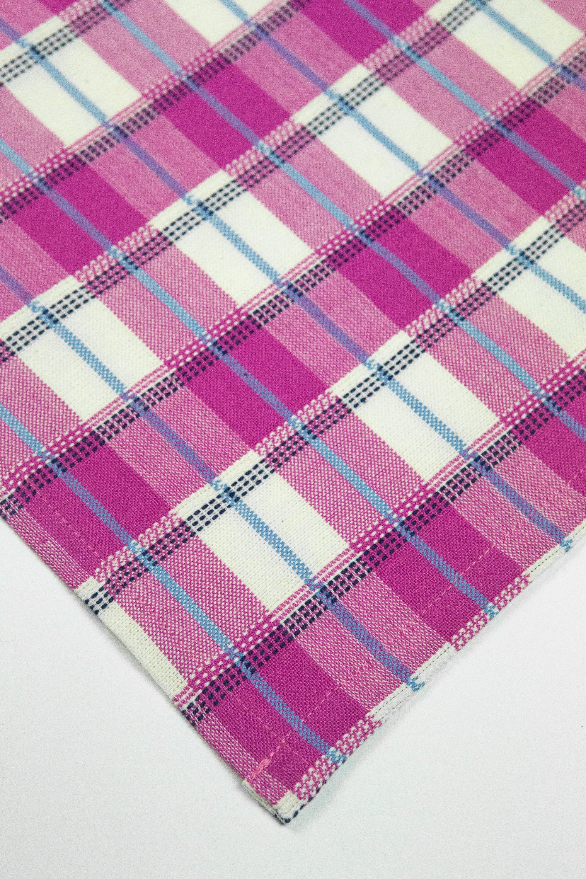 San Andres Gingham Placemat (Pink & Ivory)