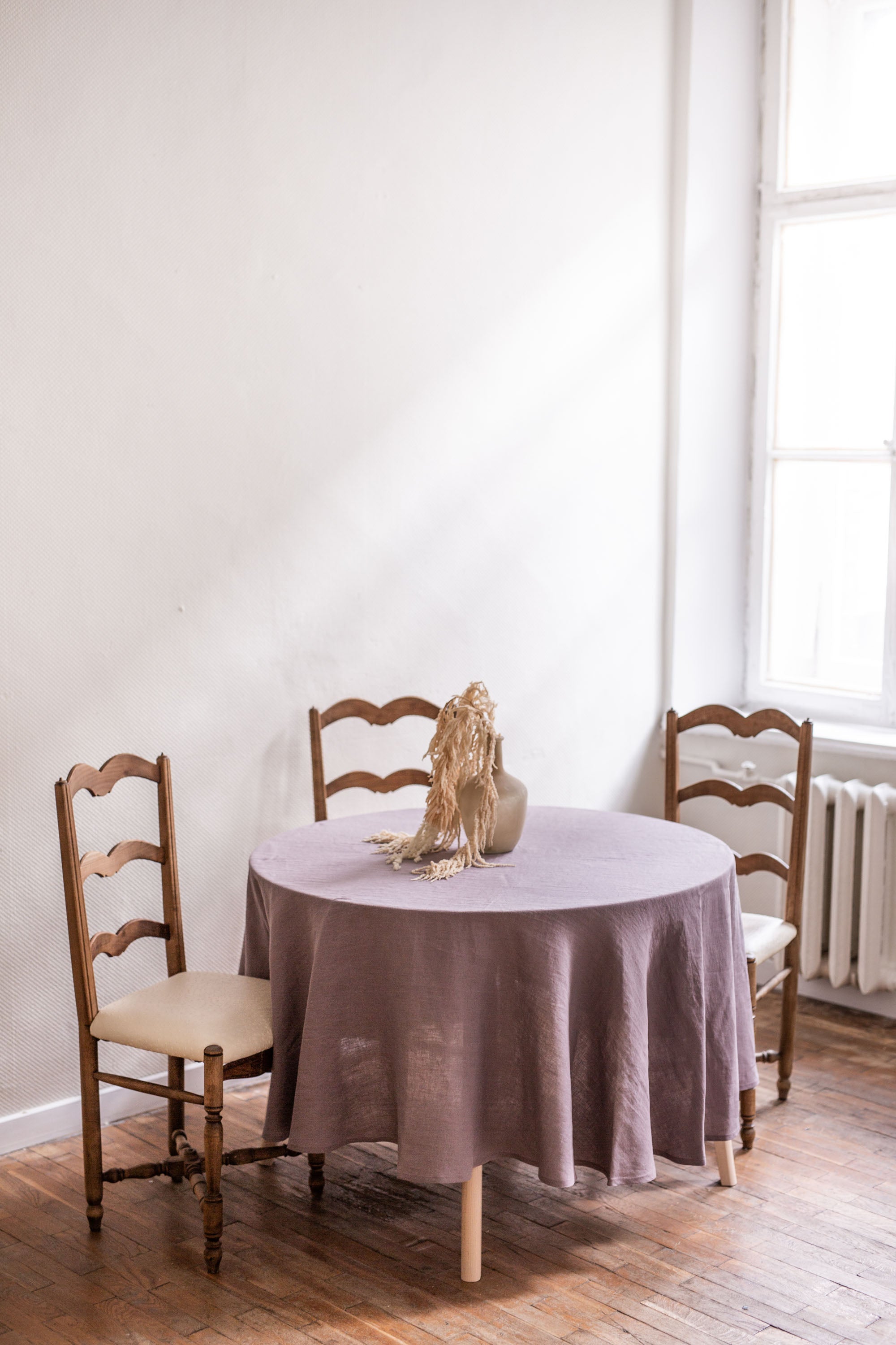 Linen Tablecloth (Dusty Lavender)