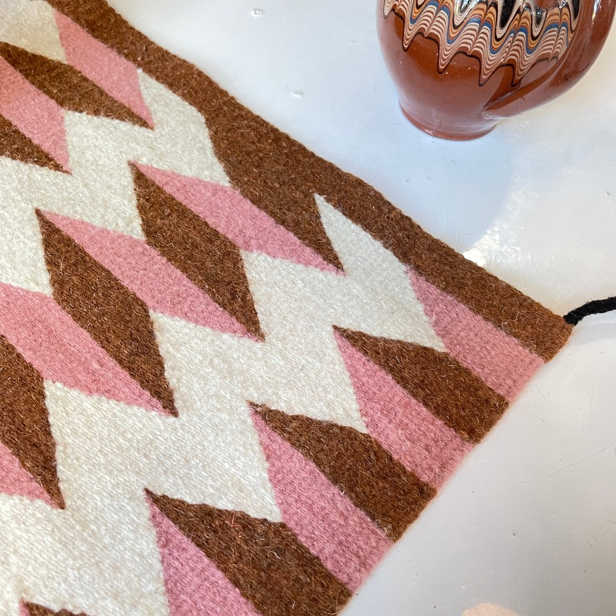 Teo Rug (Umber & Pink)