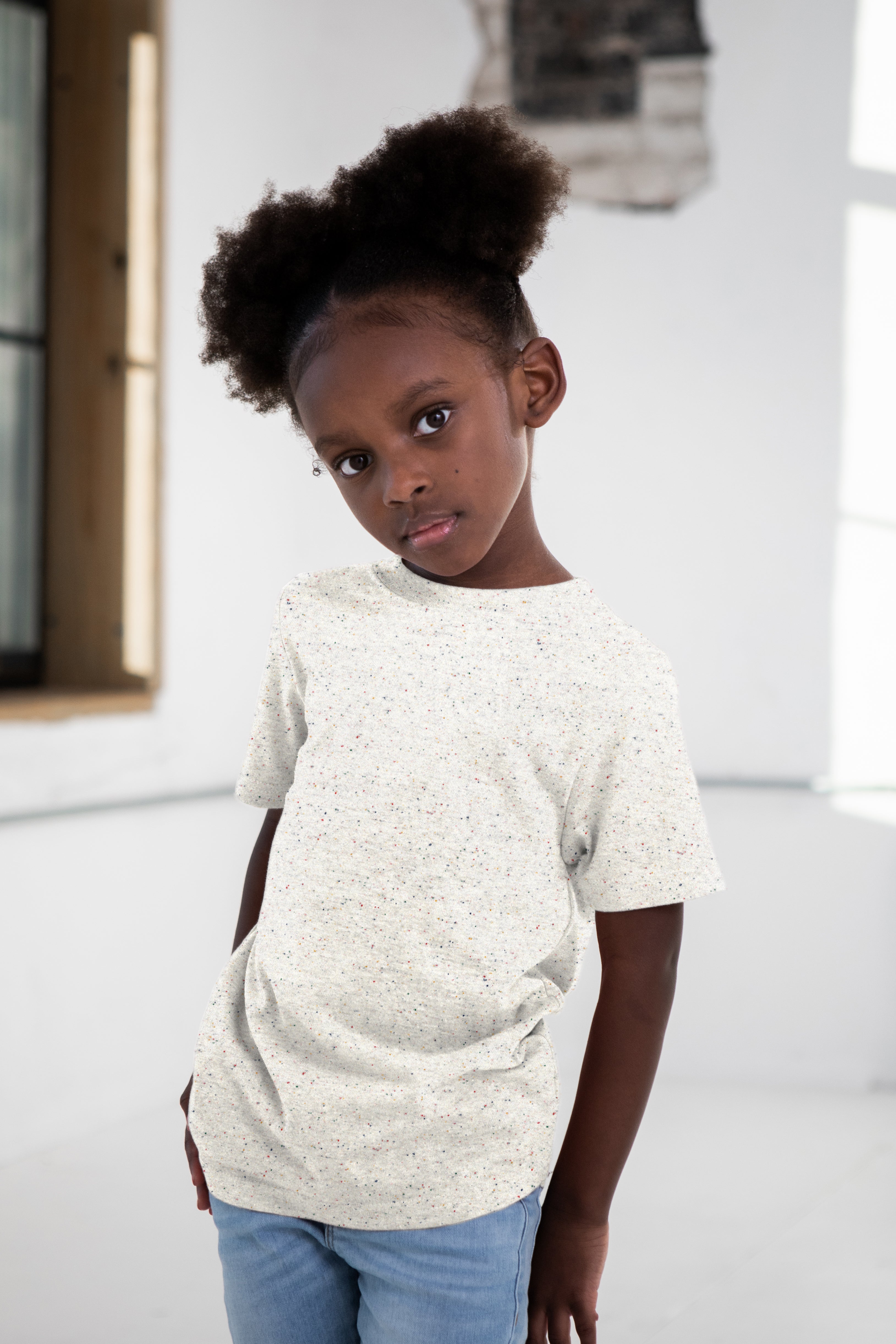 Youth Eco-Cotton Short Sleeve Tee (Funfetti)