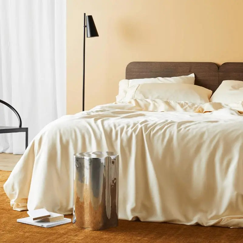 CleanBamboo® Signature Sateen Duvet Cover (Butter)