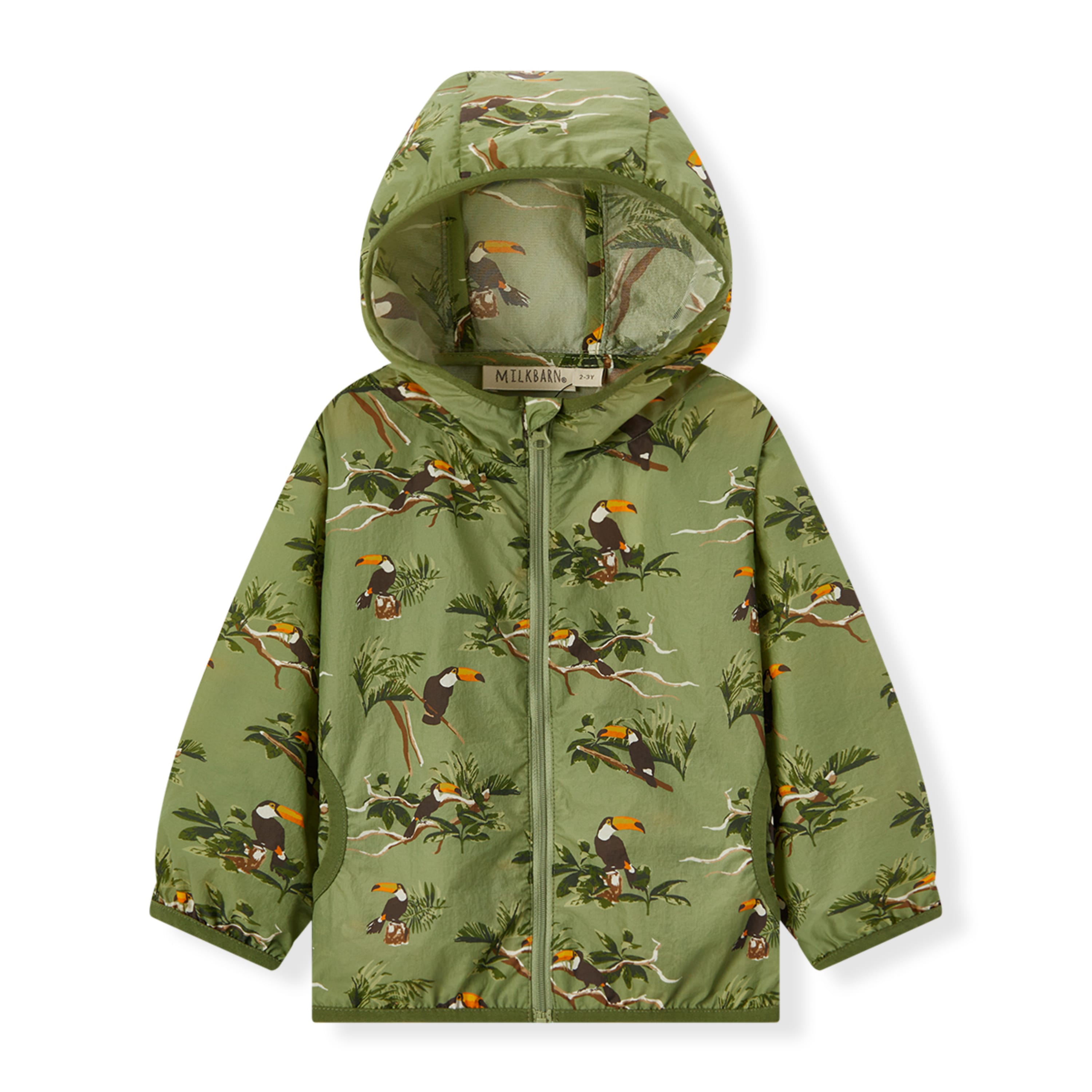 Toucan Hooded Sun Shield Windbreaker Jacket