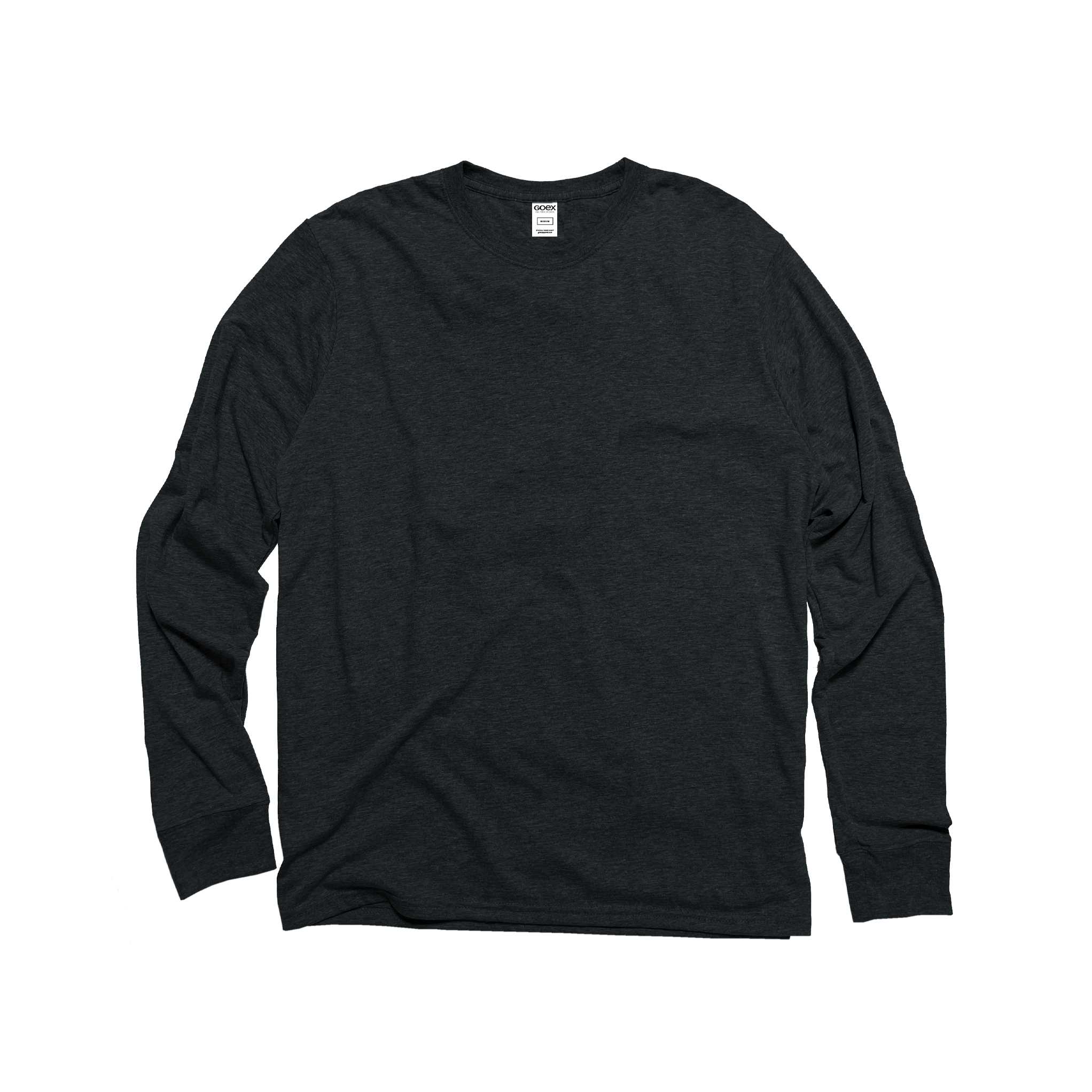 Unisex Eco-Triblend Long Sleeve Tee (Charcoal)