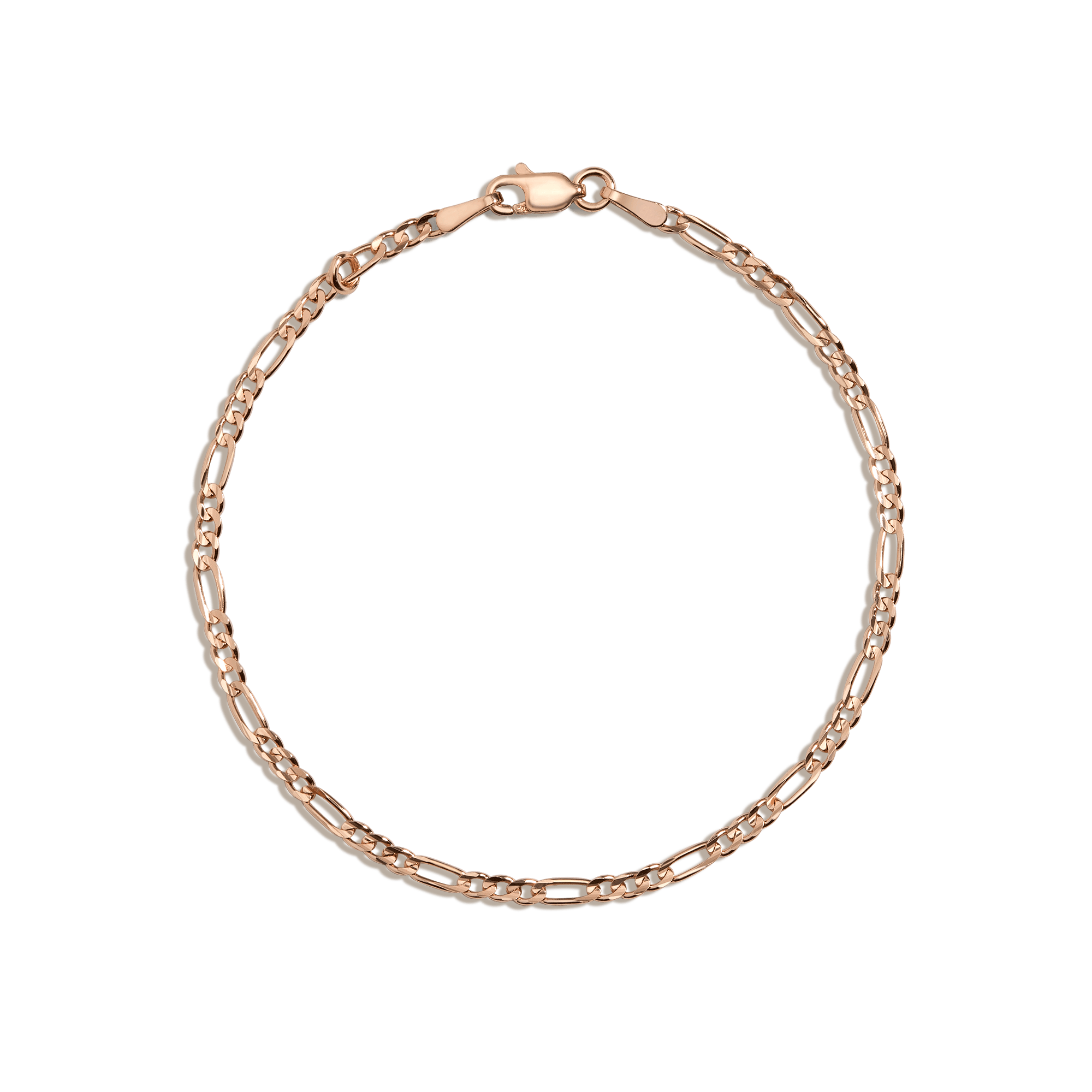 Medium Gold Figaro Chain Bracelet