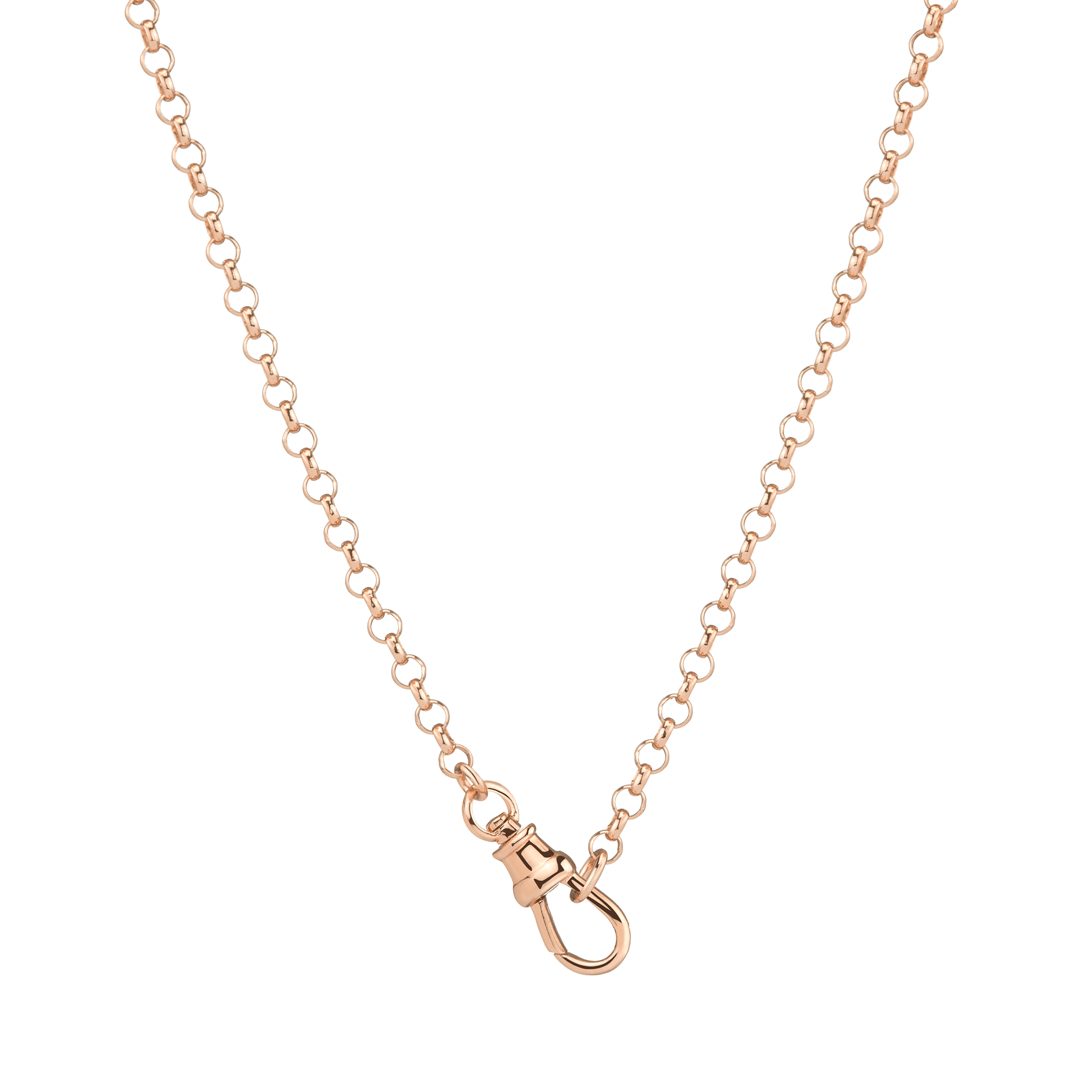 Gold Rolo Chain Necklace