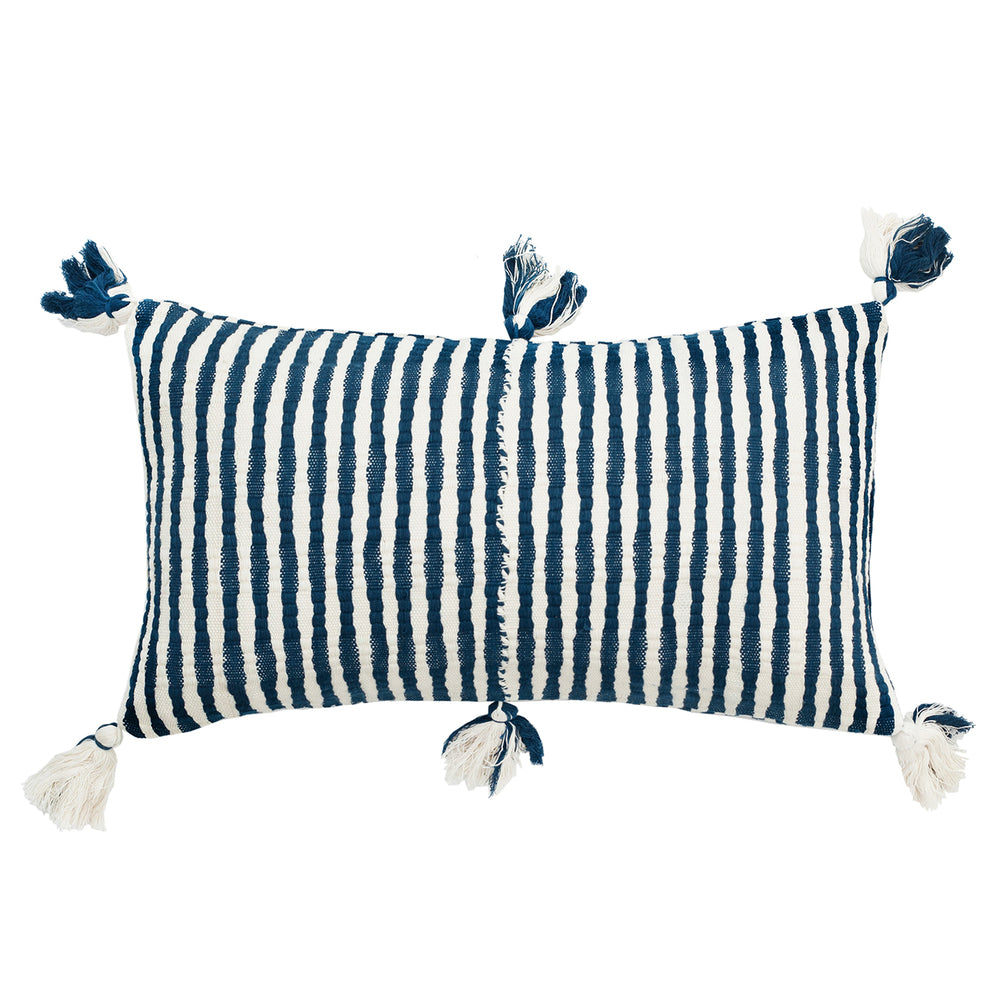 Antigua Pillow (Dark Teal Blue)