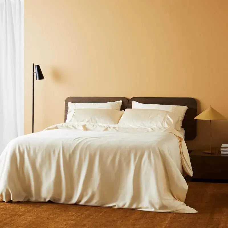 CleanBamboo® Signature Sateen Duvet Cover (Butter)