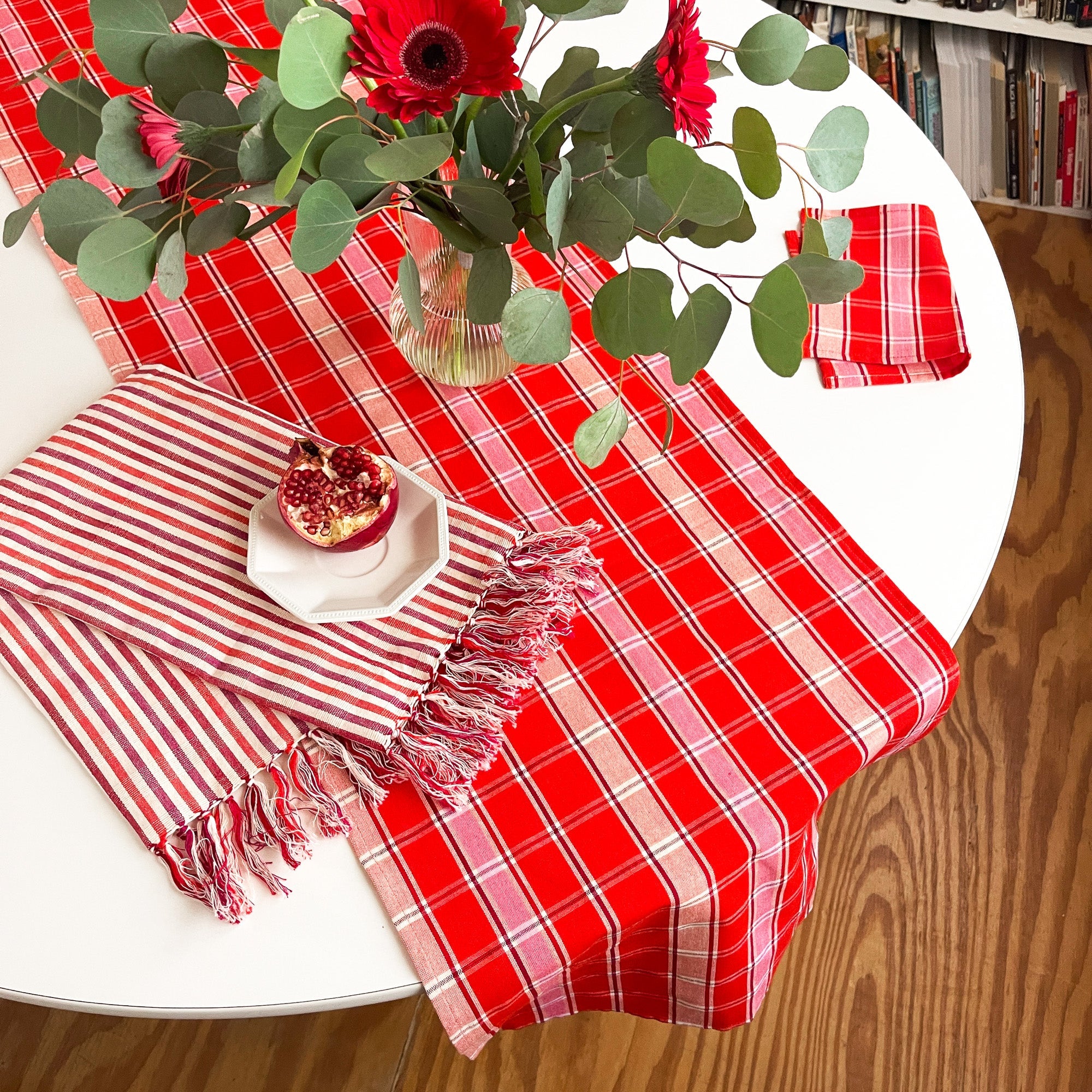 Camila Plaid Table Runner