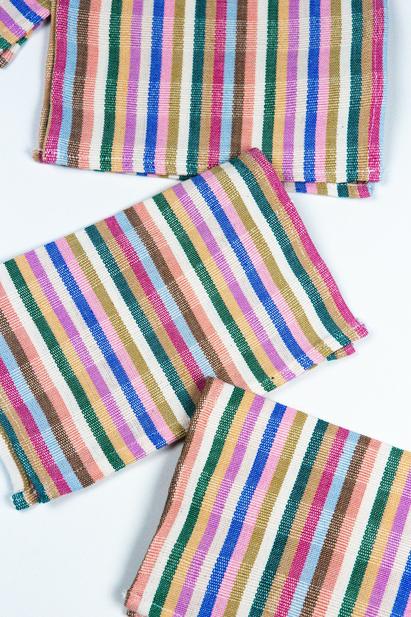 Valentina Rainbow Cocktail Napkin Set of 4
