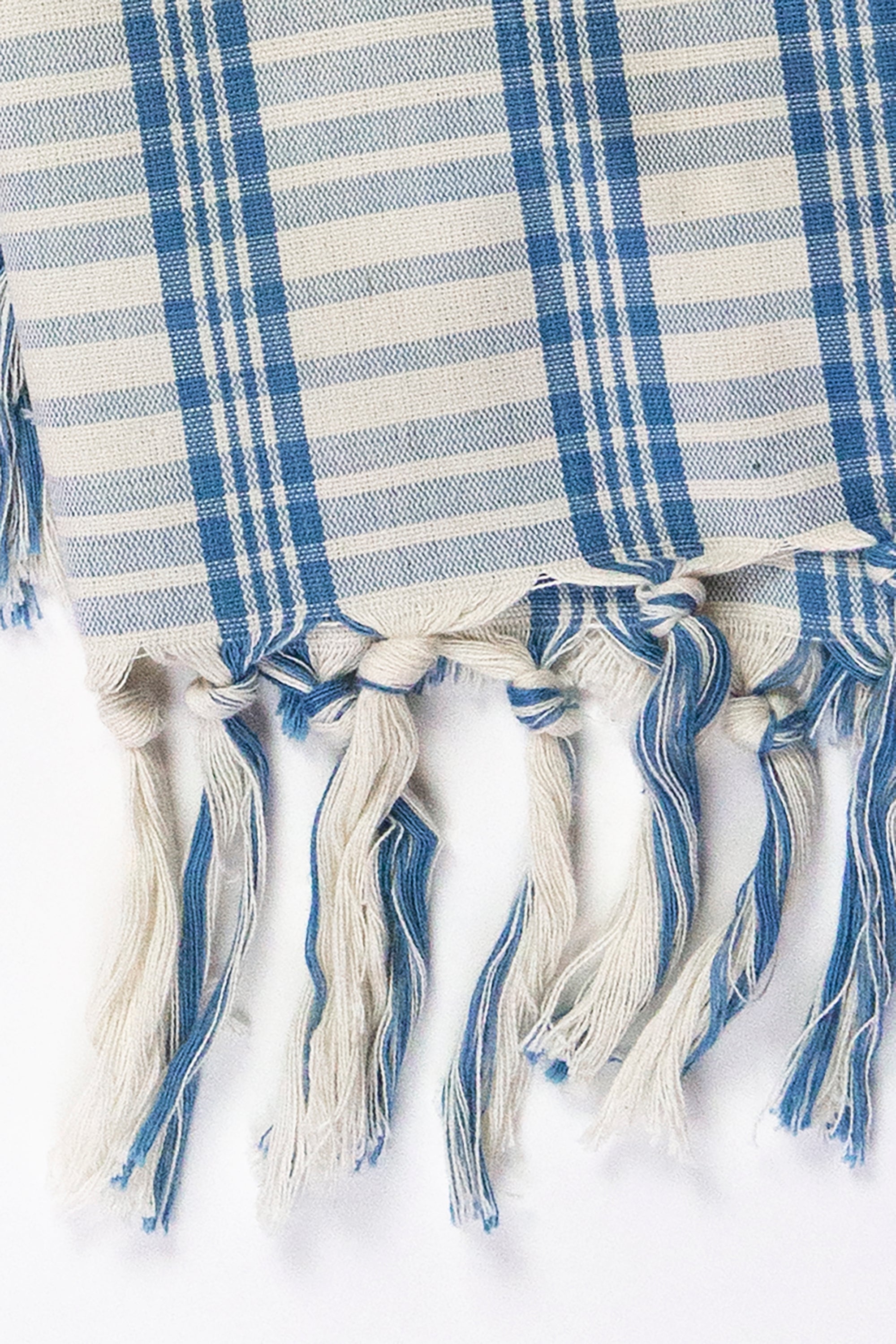 Kitchen Towel (Plaid Natural Indigo)