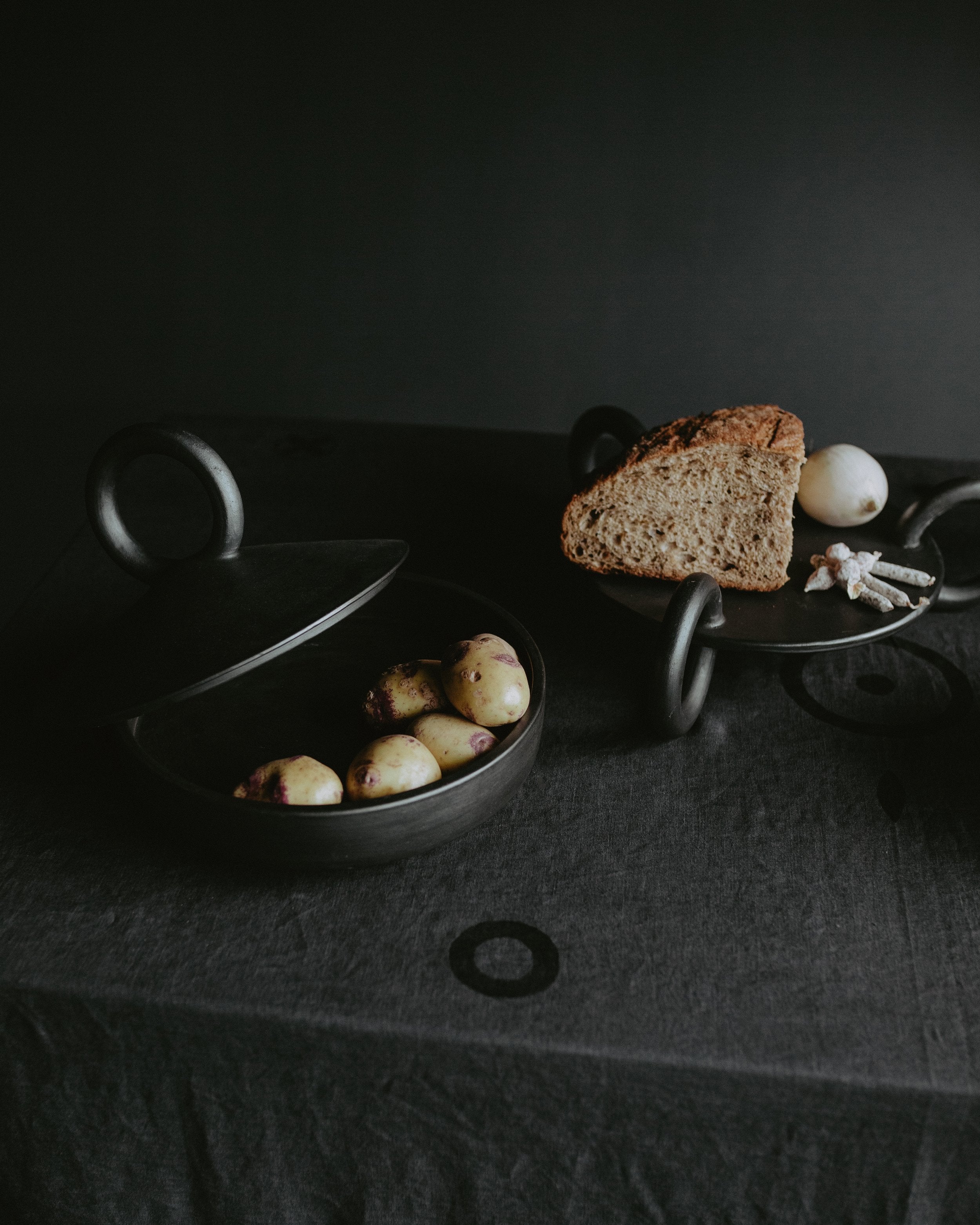 Danuta Kril Shallow Serving Bowl with Lid