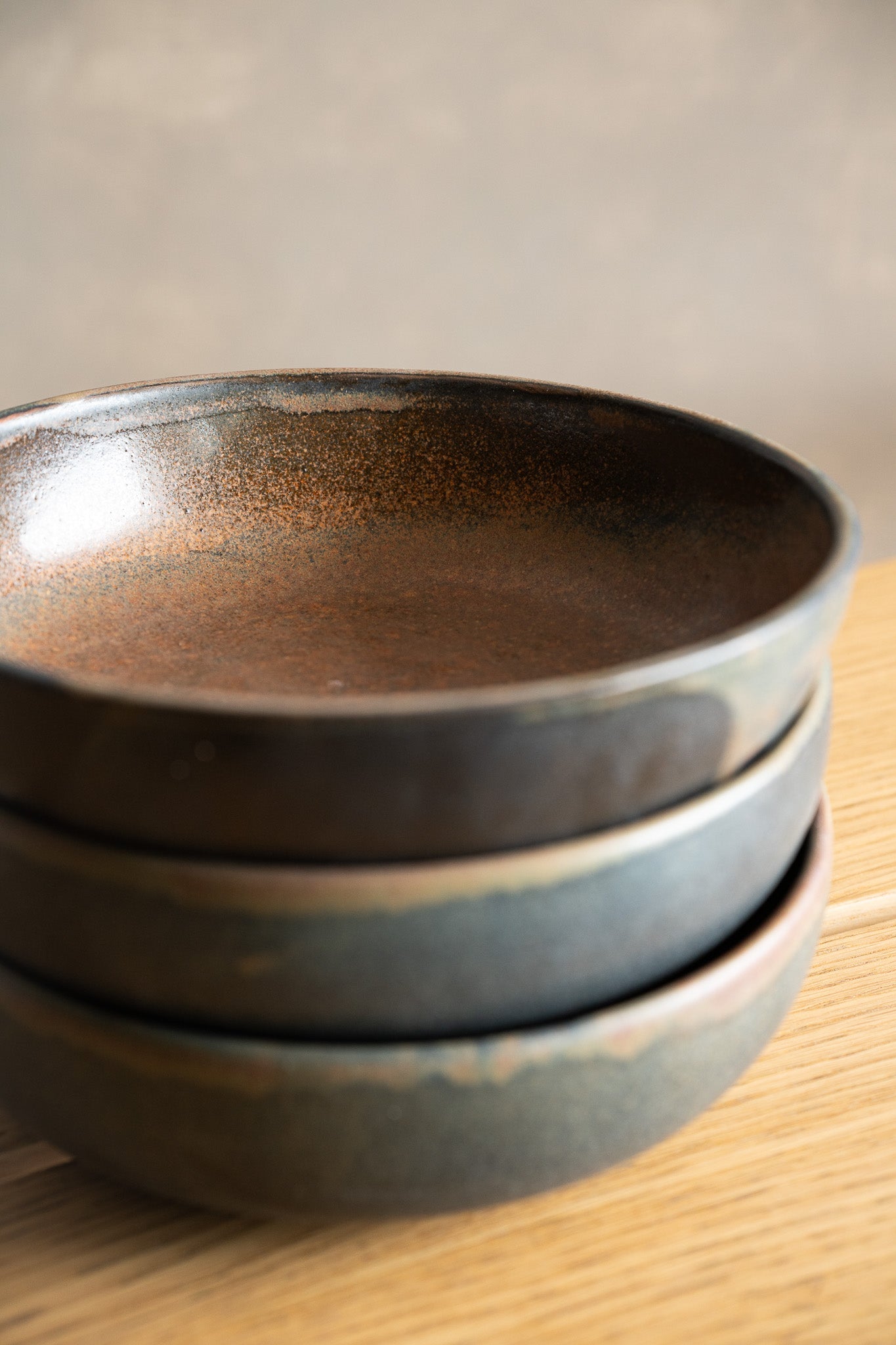 Stoneware Pasta Bowl (Rust)