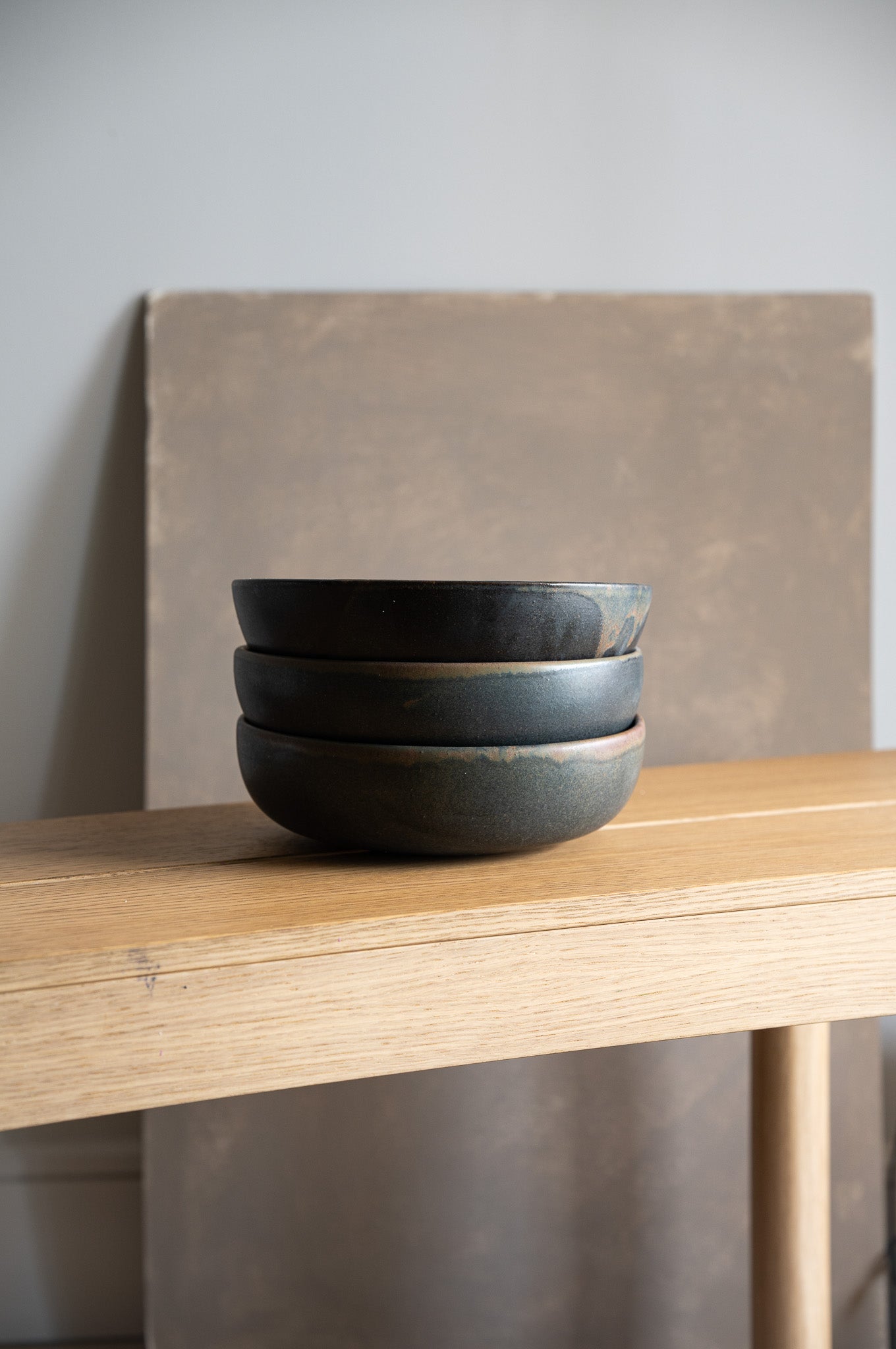 Stoneware Pasta Bowl (Rust)