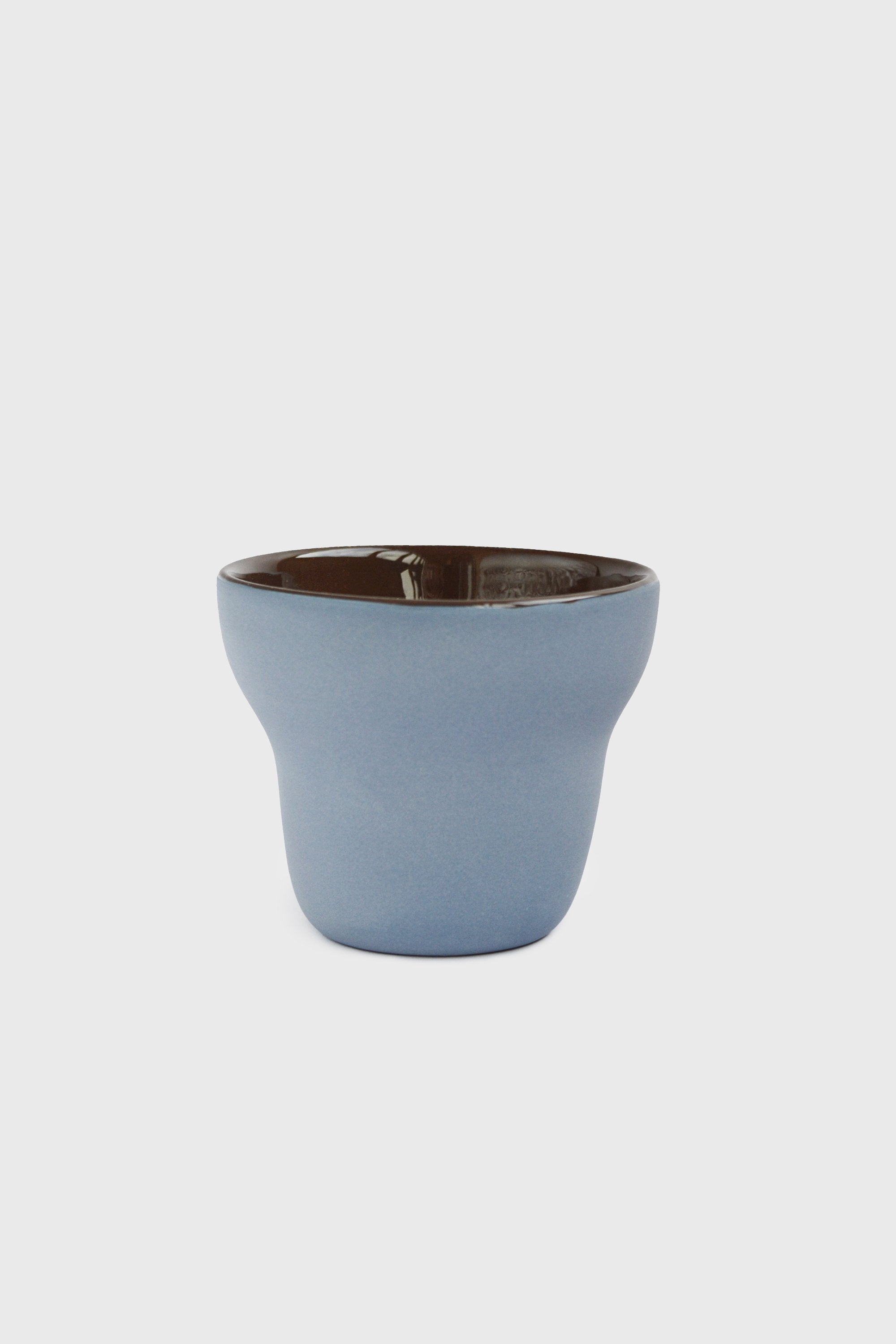Porcelain Coffee Cup (Forget-me-Not/Chocolate)