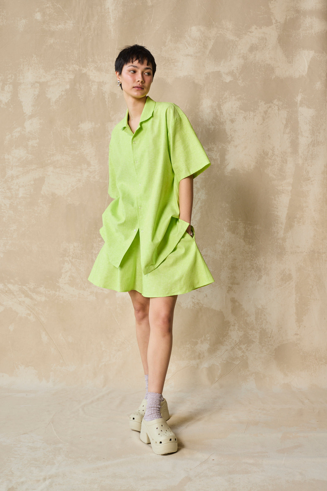 Culotte Short (Lime)