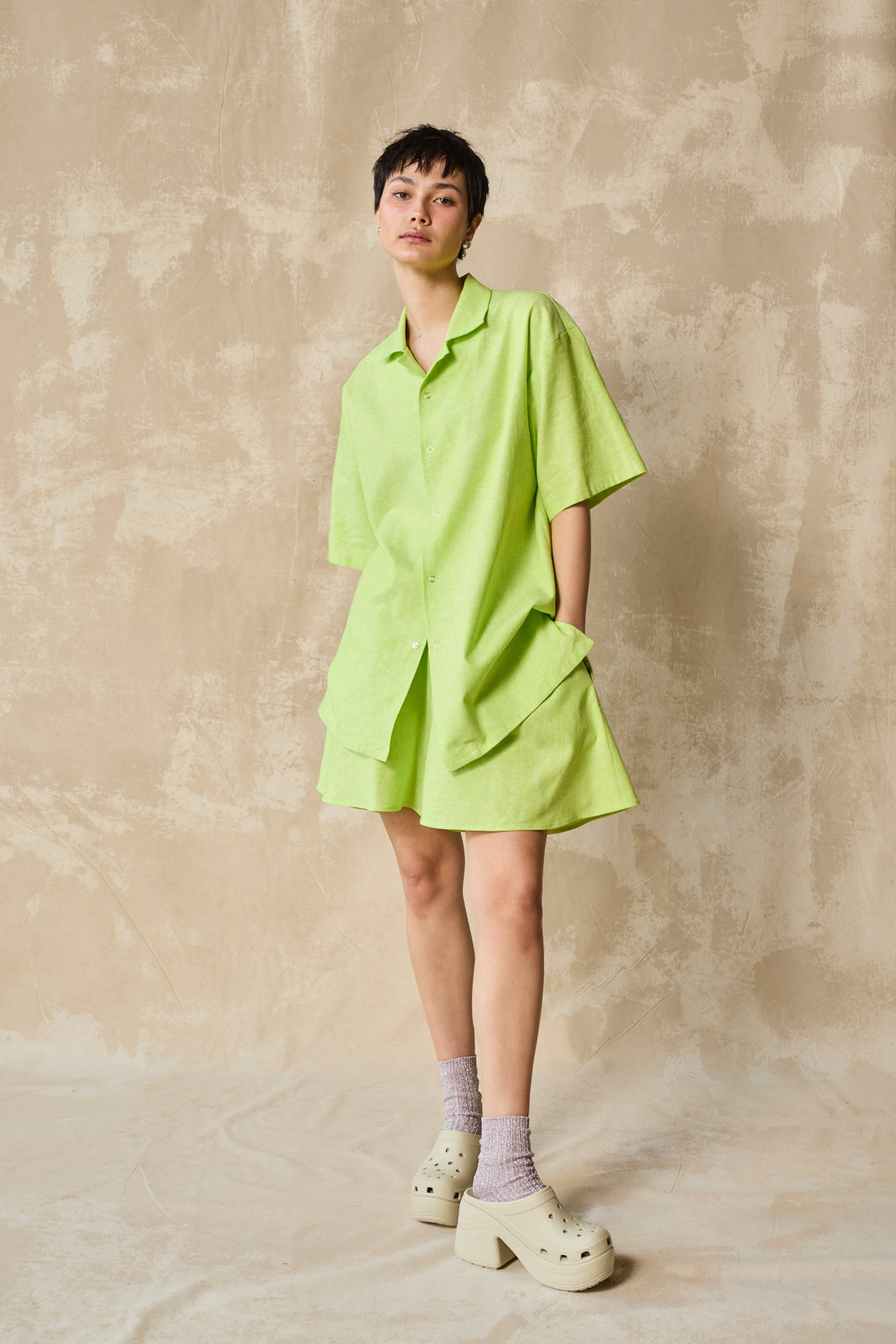 Culotte Short (Lime)