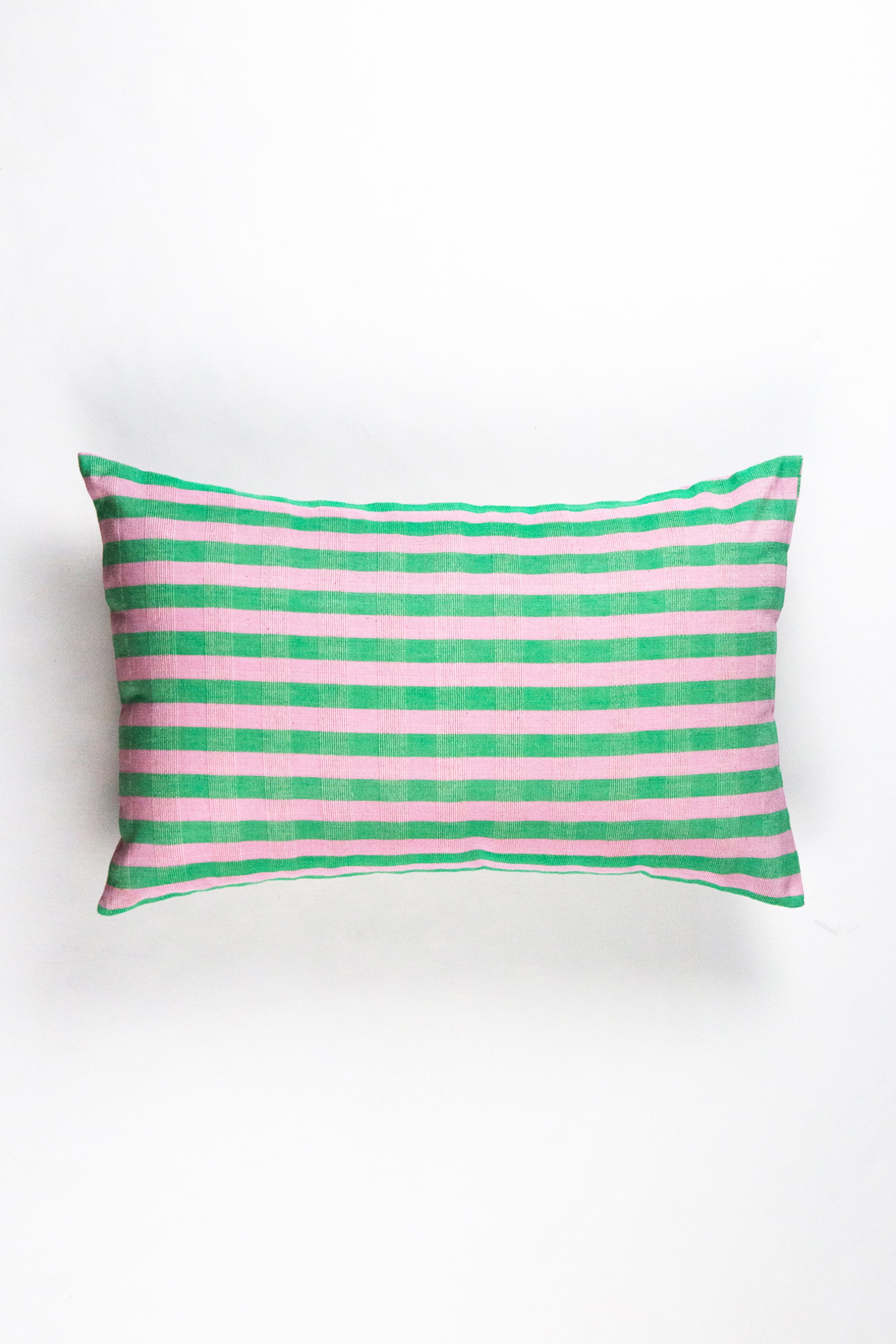 Flora Stripe Ruffle Pillow