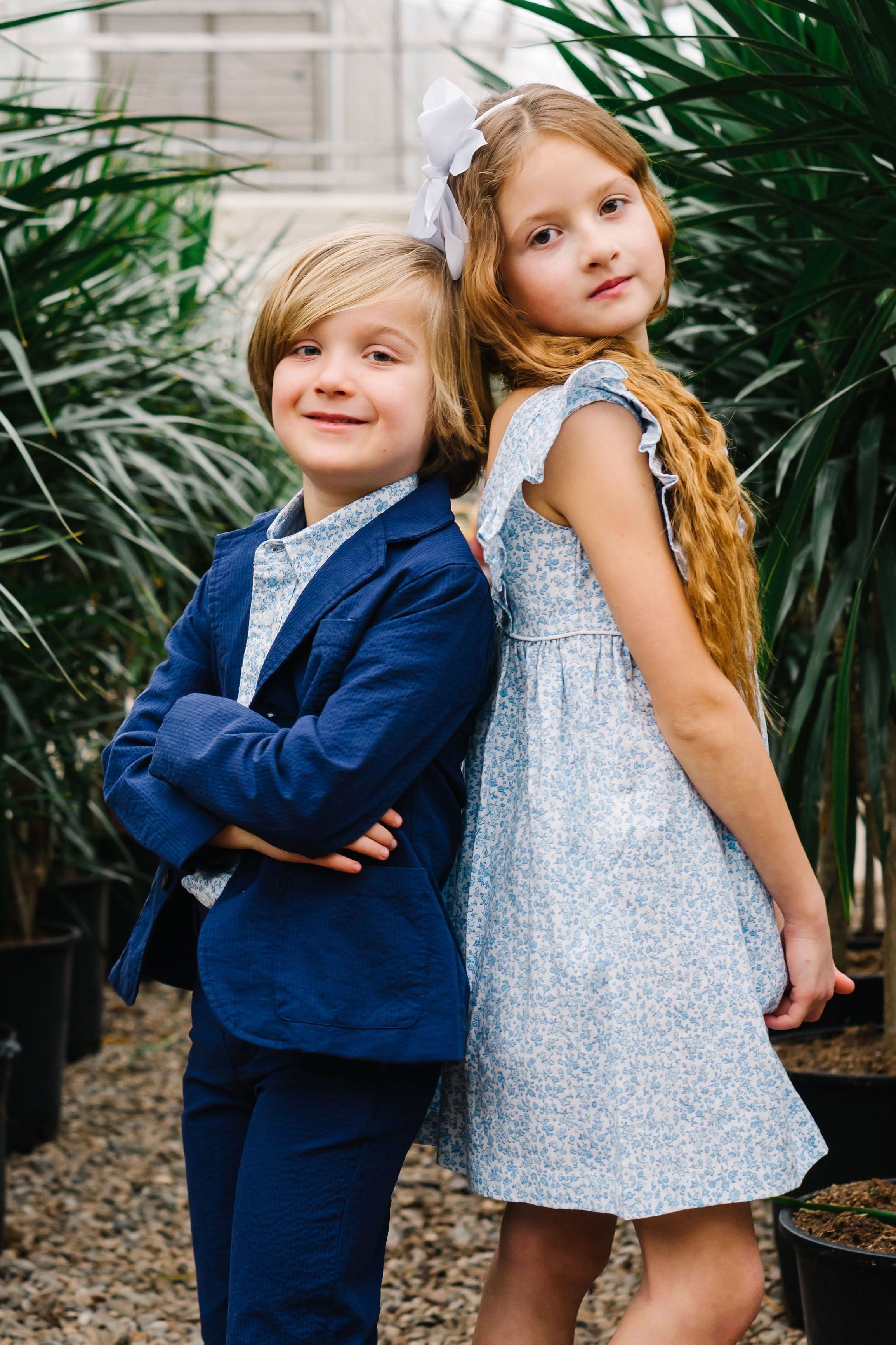 Seersucker Suit Jacket (Navy)