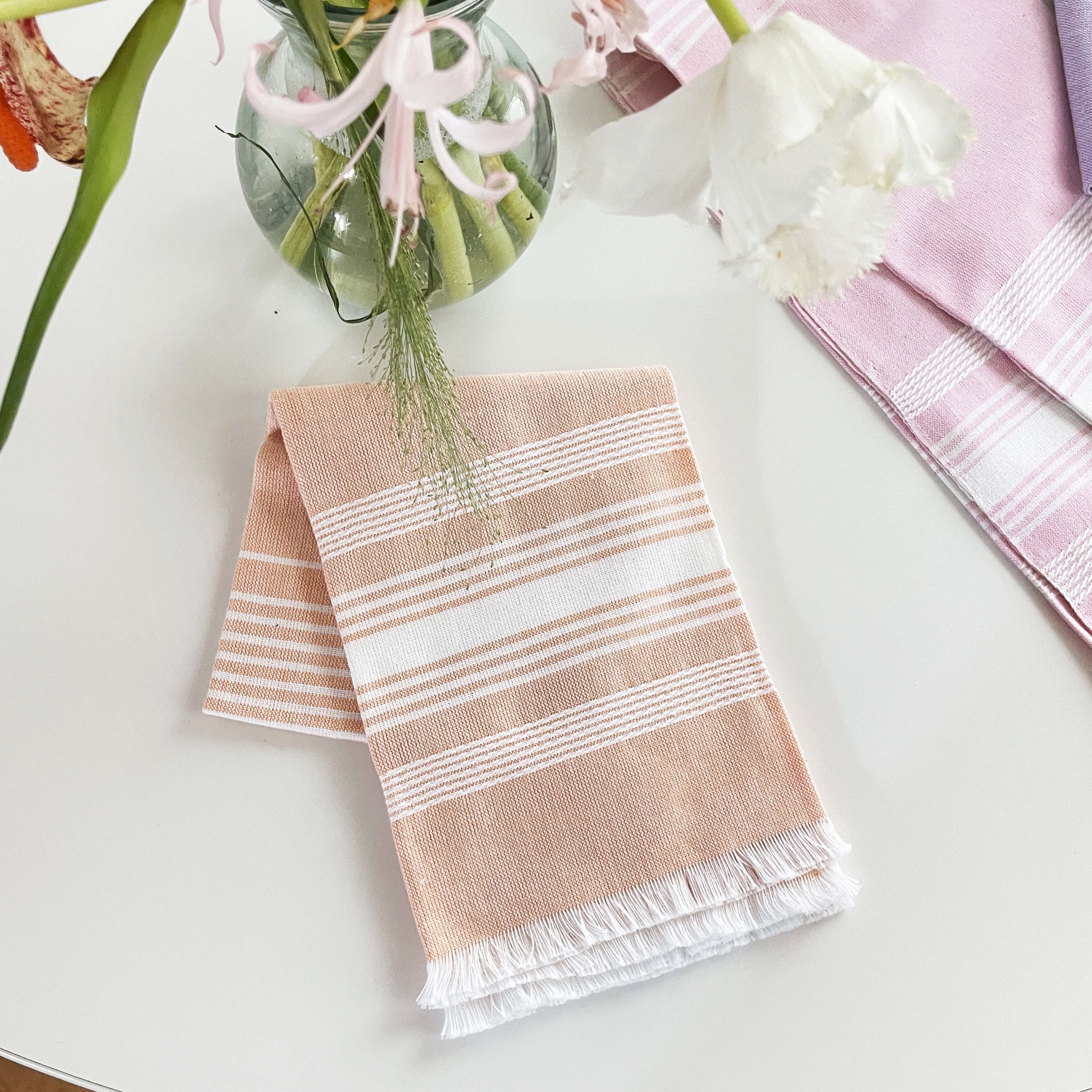Kitchen Towel (Peach Chambray)