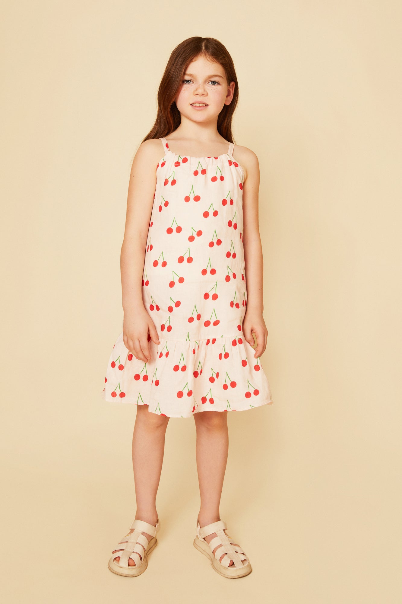 Cherry Strappy Kid Dress