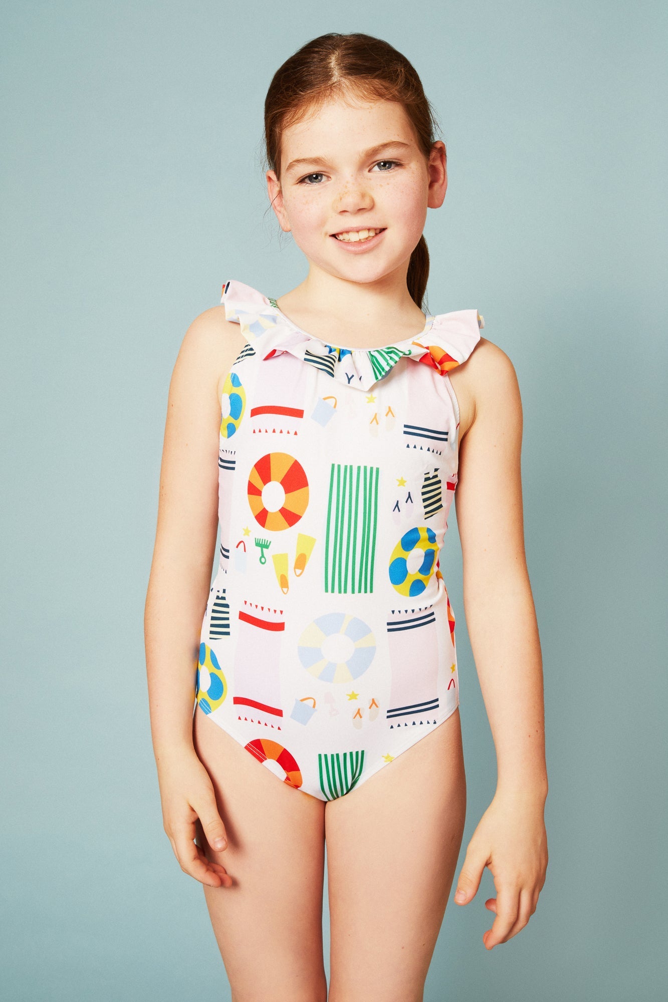 Beach Kid Ruffle Swimsuit