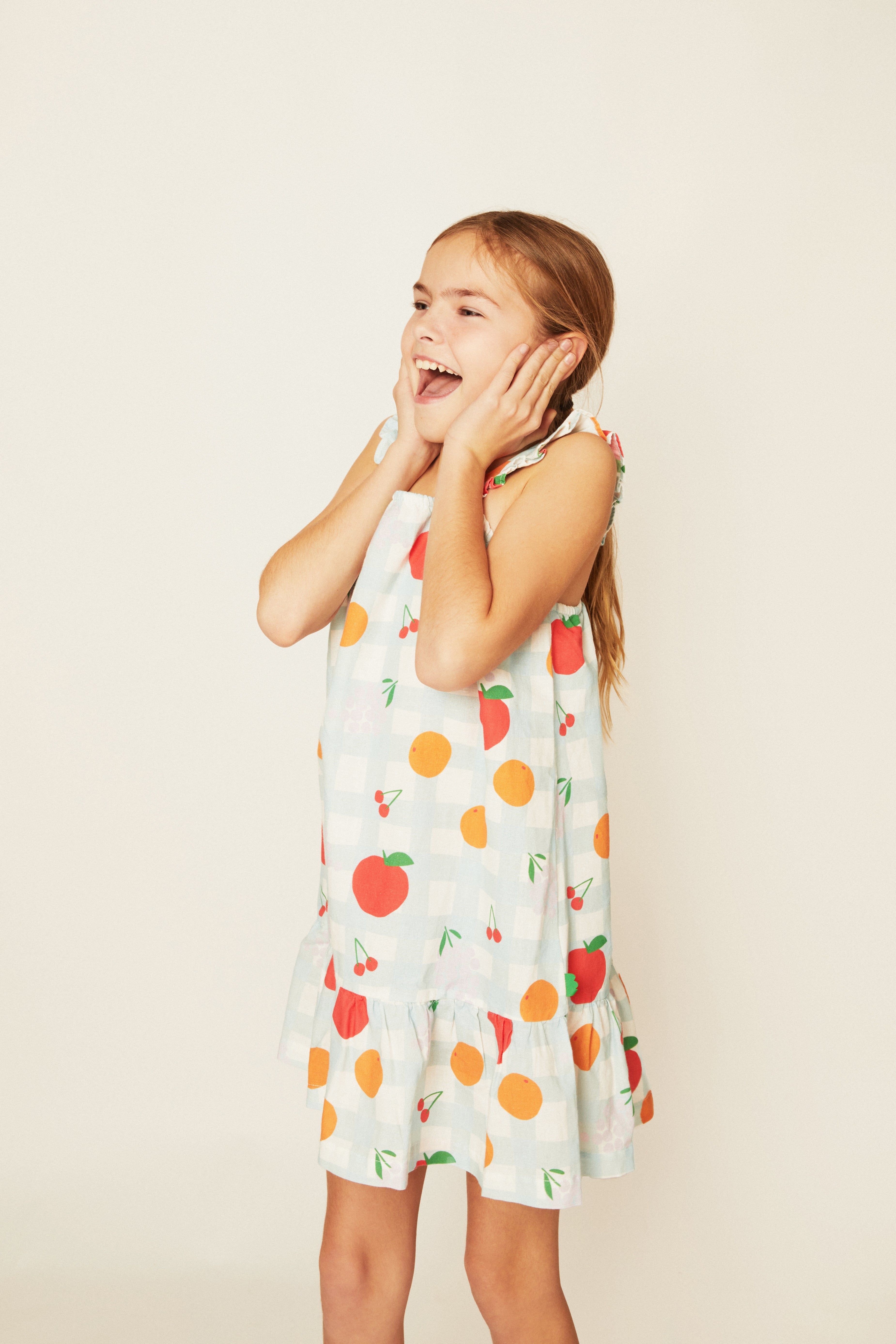 Picnic Kid Ruffle Dress