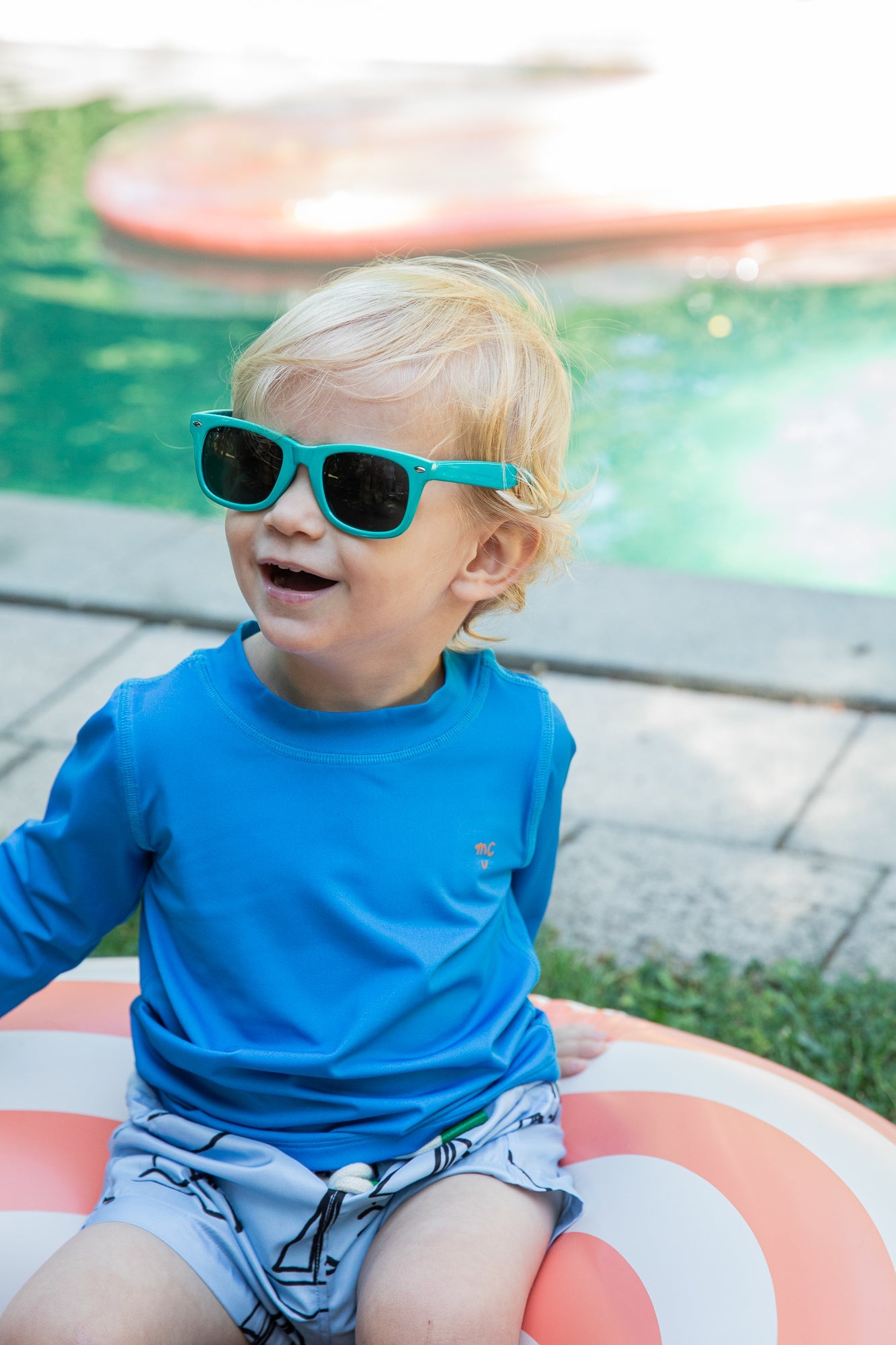 French Blue Baby Rashguard (0-24M)