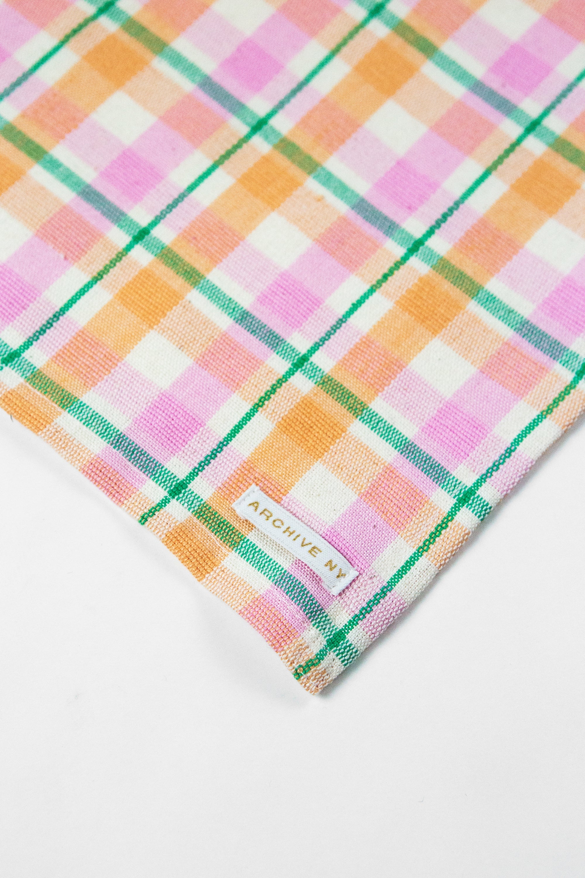 Marguerite Plaid Dinner Napkin