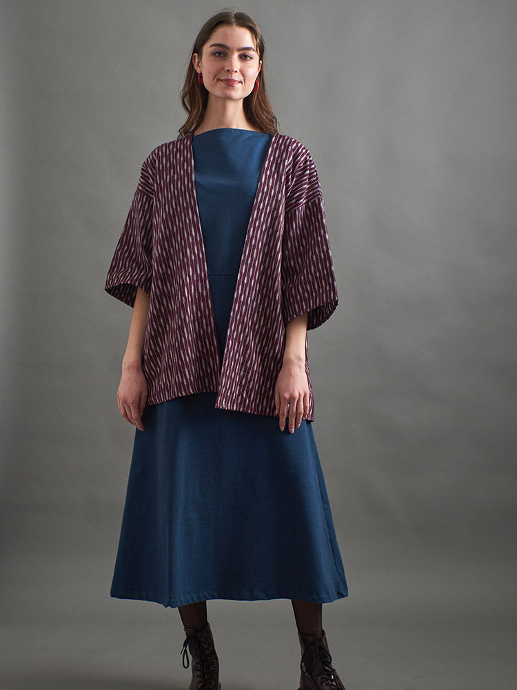 Elise Sheath Dress (Loop Knit Blue)